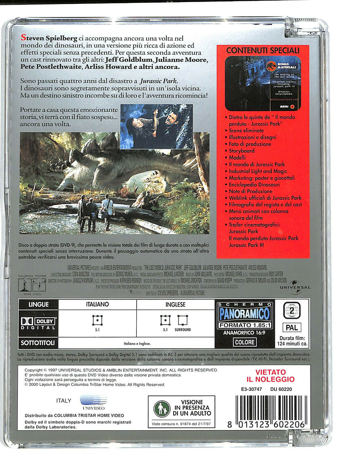 EBOND Il Mondo Perduto - Jurassic Park Collector's Edition  Sjb DVD DB685238