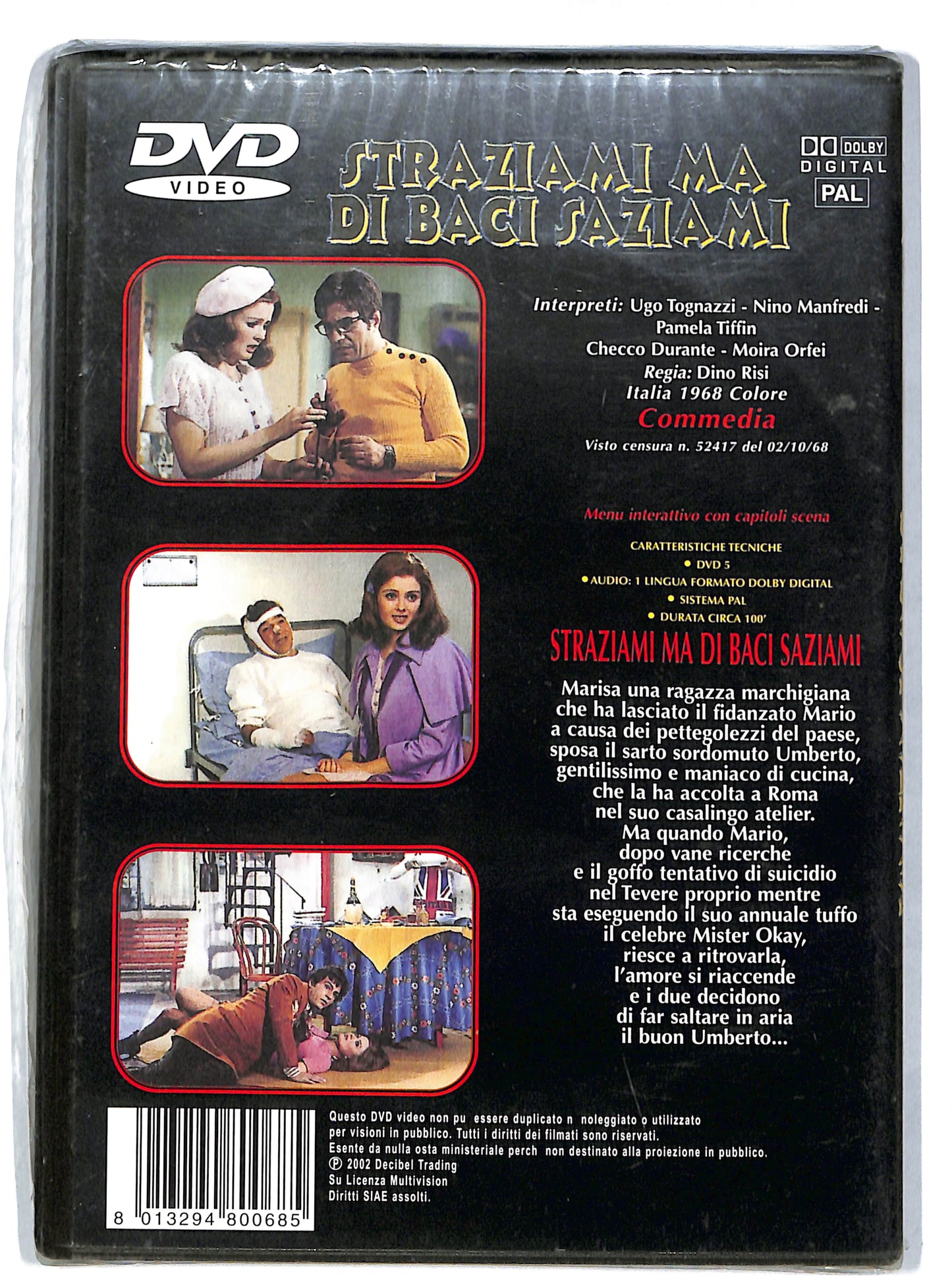 EBOND Straziami ma di baci saziami DVD DB685267