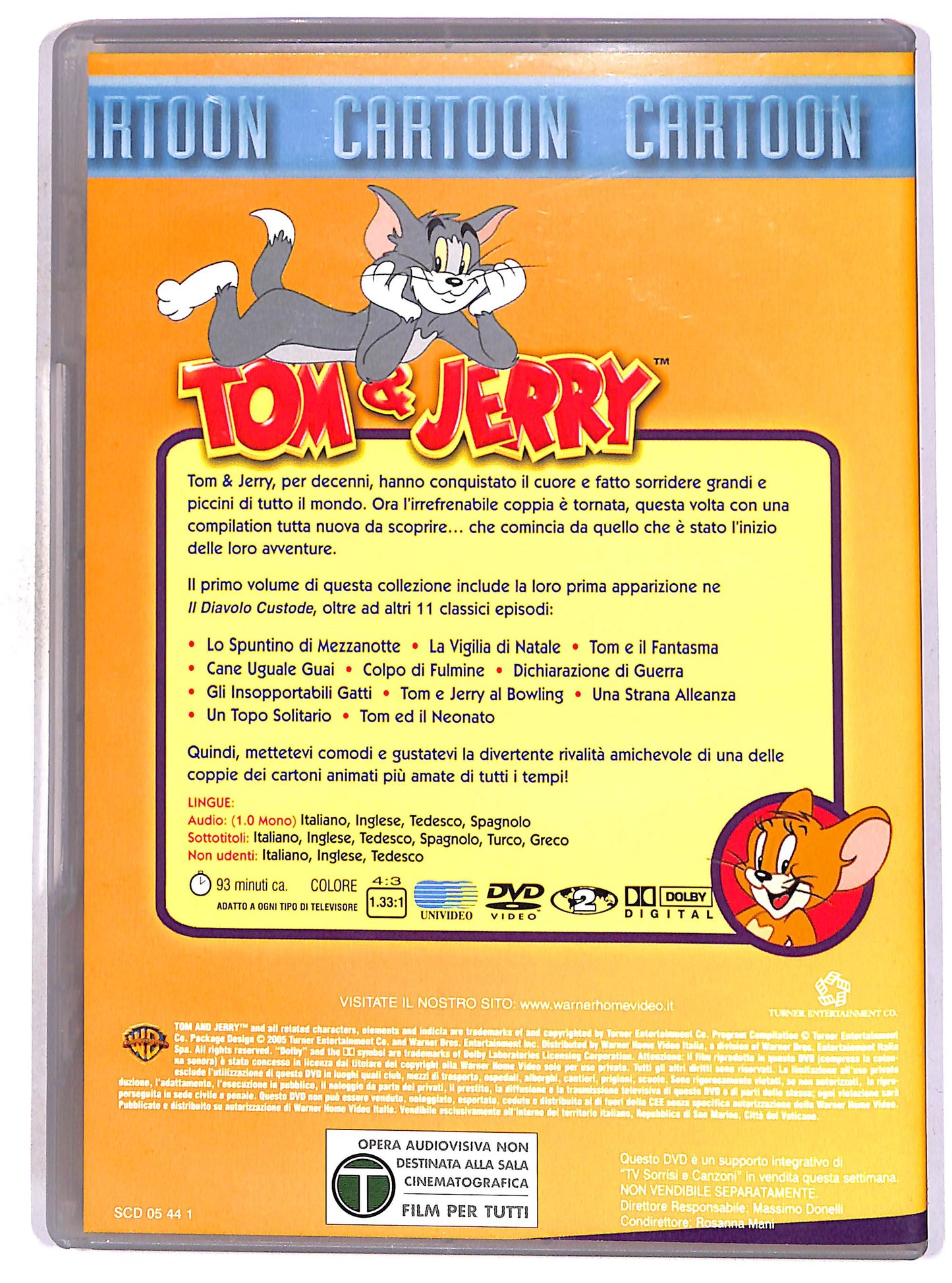 EBOND Tom & Jerry Classic Collection - Una strana alleanza EDITORIA DVD DB685332