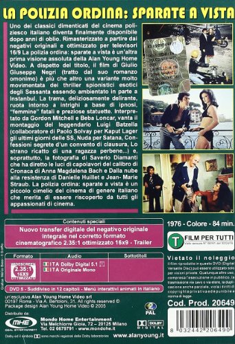 EBOND La Polizia Ordina: Sparate A Vista DVD DB685336