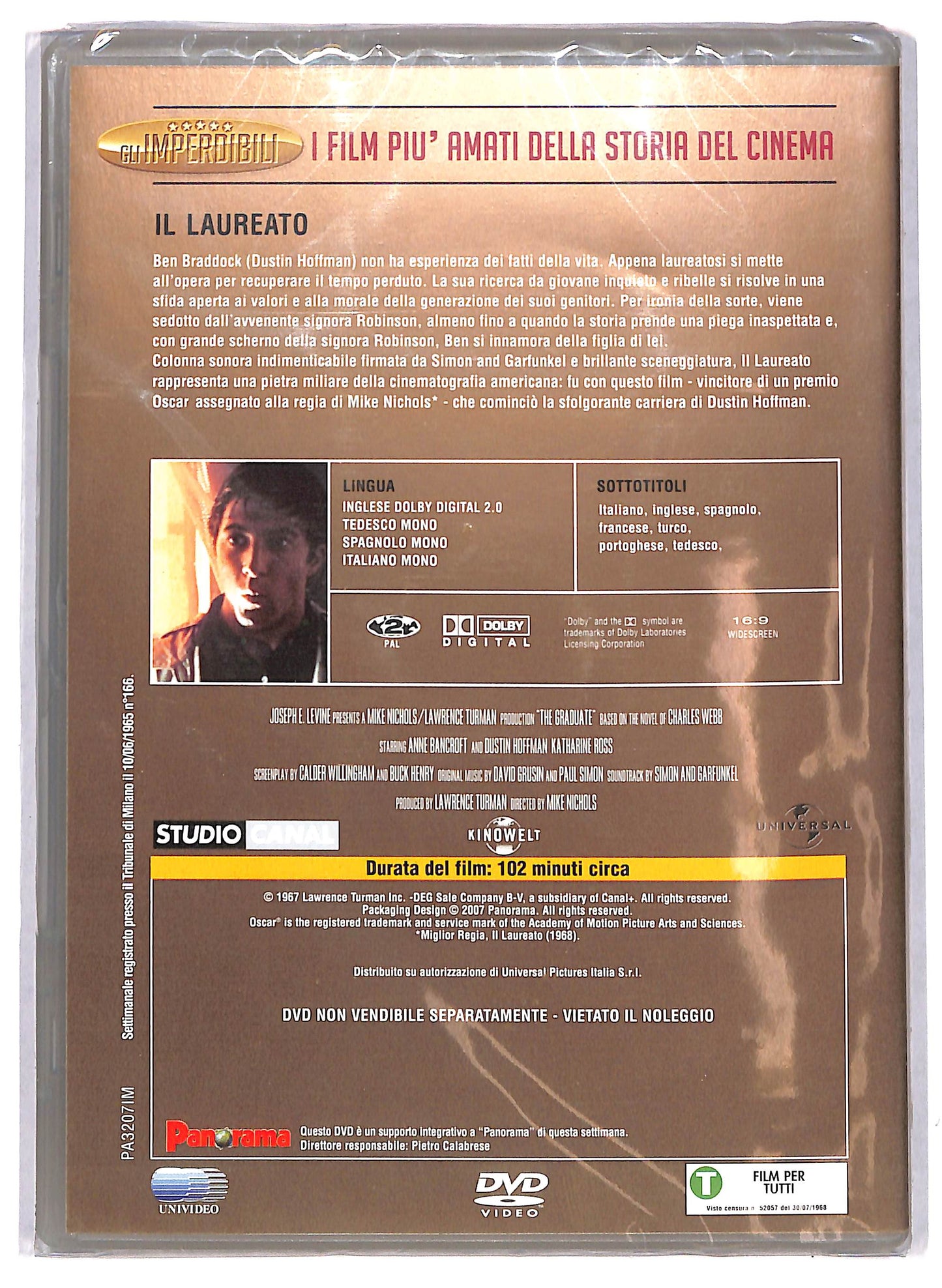 EBOND Il laureato - gli imperdibili EDITORIALE DVD DB685630