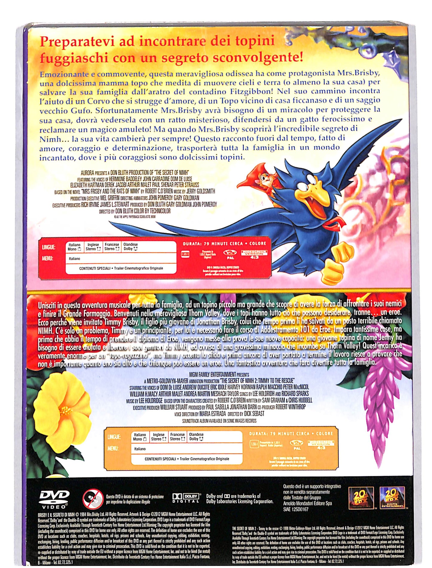 EBOND Brisby e il segreto di Nimh - Brisby 2 EDITORIALE DVD DB685634