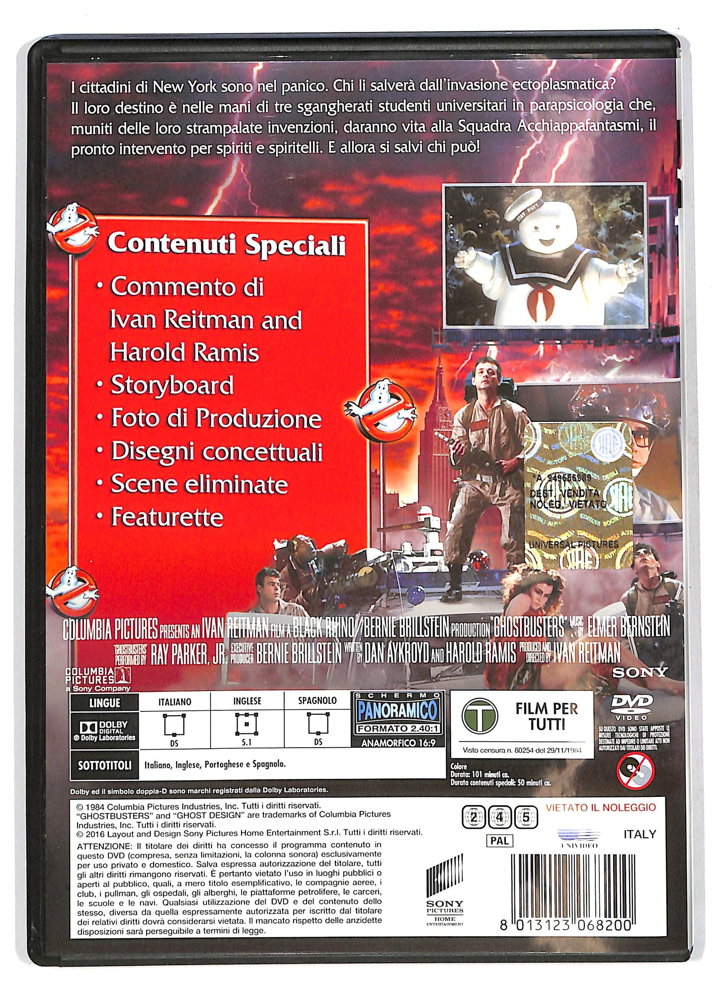 EBOND Ghostbusters Acchiappafantasmi DVD DB685653