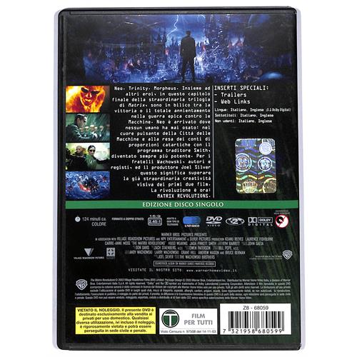 EBOND matrix revolutions DVD DB685733