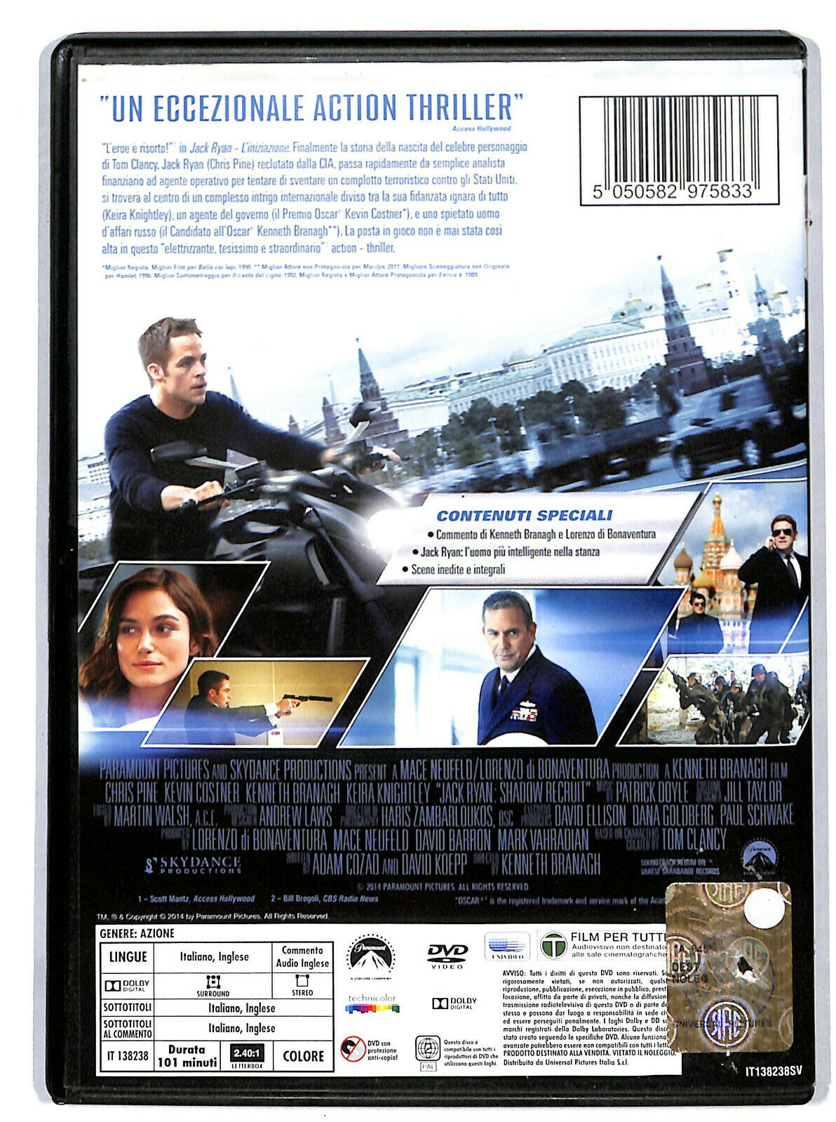 EBOND Jack Ryan,l'iniziazione DVD DB685735