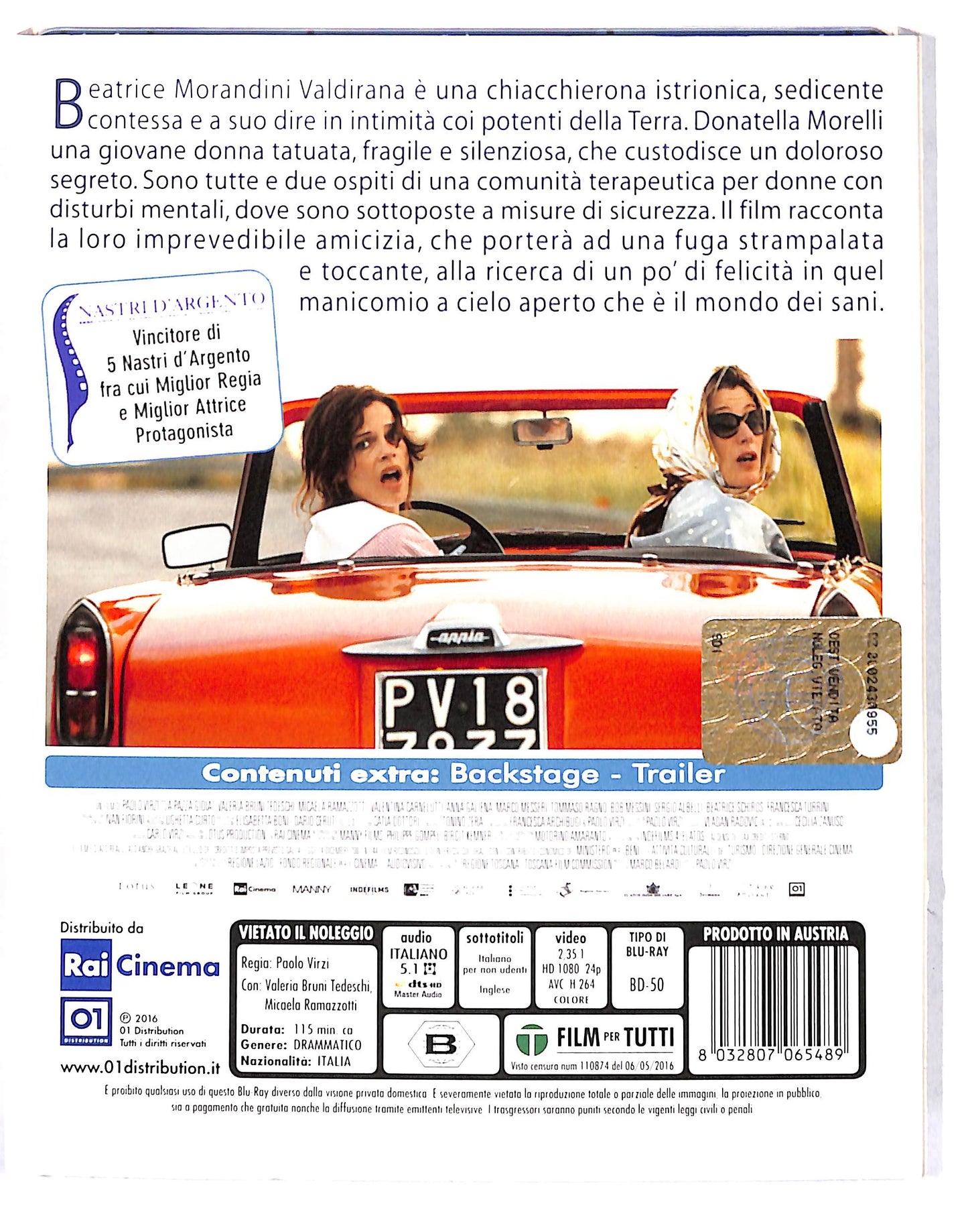 EBOND La Pazza Gioia BLURAY DB685802