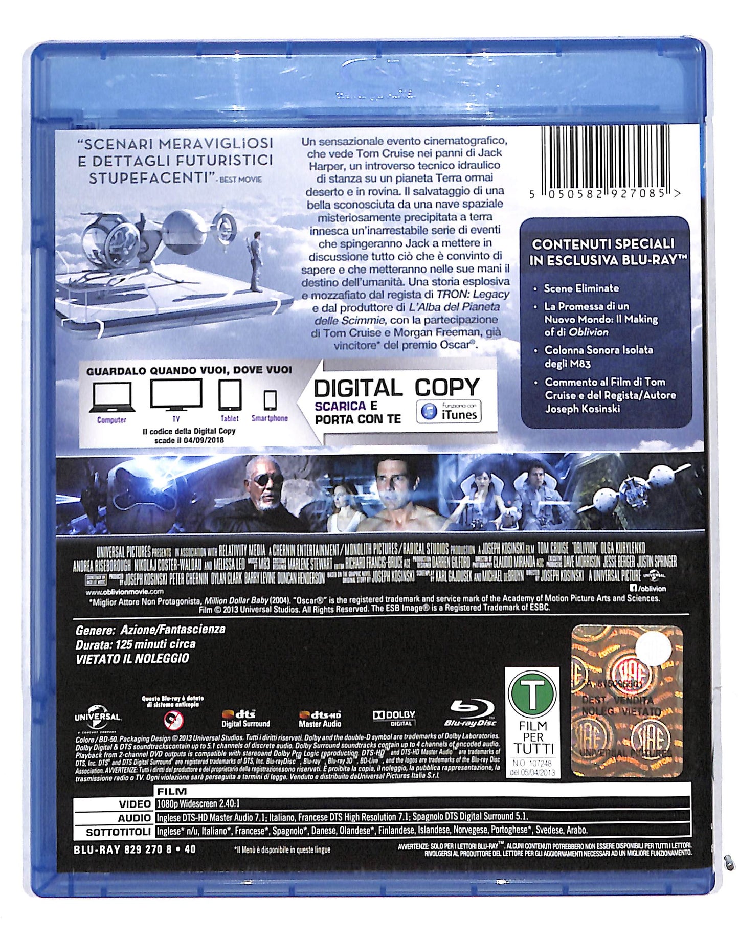 EBOND Oblivion - non contiene copia digitale BLURAY BLURAY DB685815