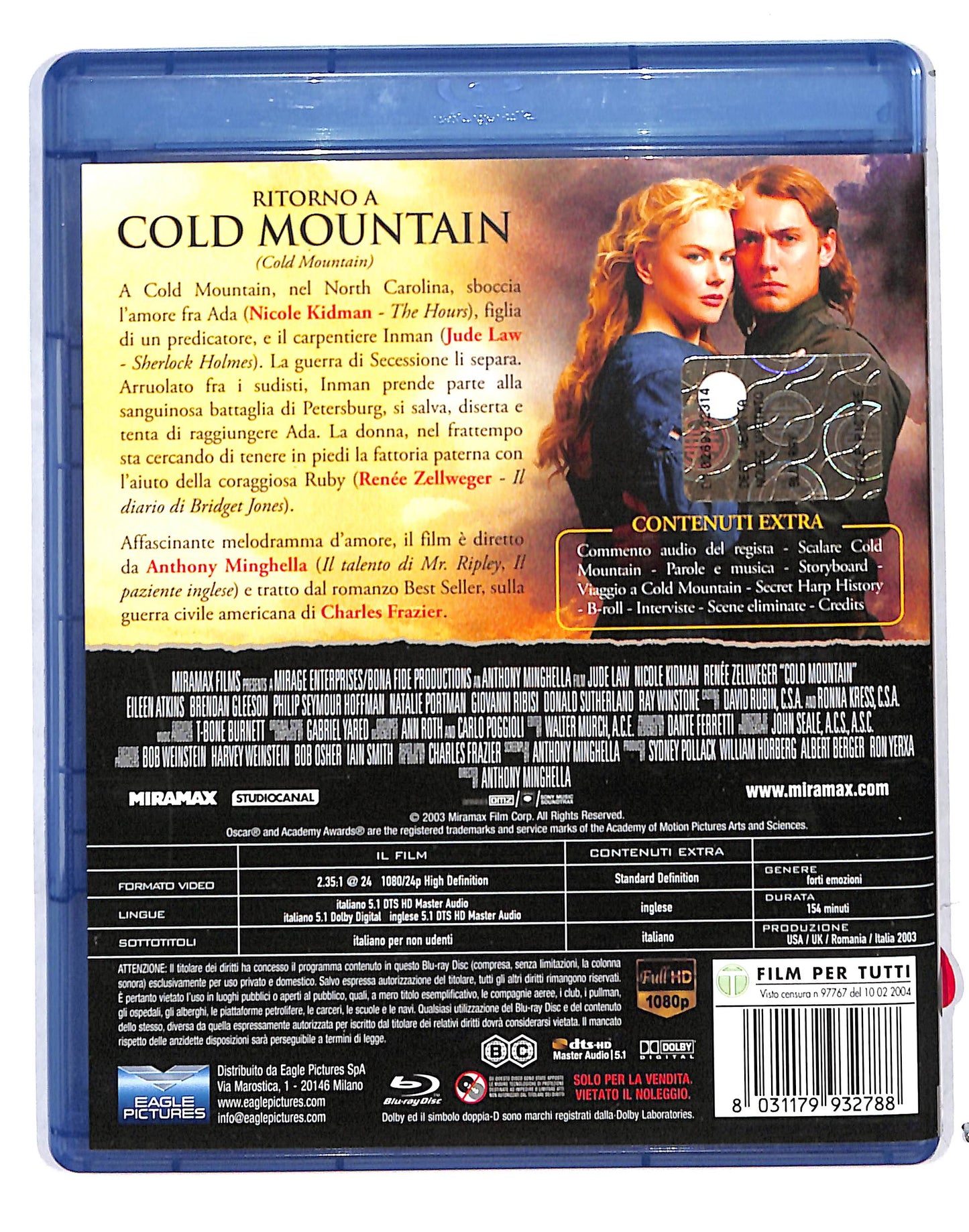 EBOND Ritorno a Cold Mountain BLURAY BLURAY DB685830