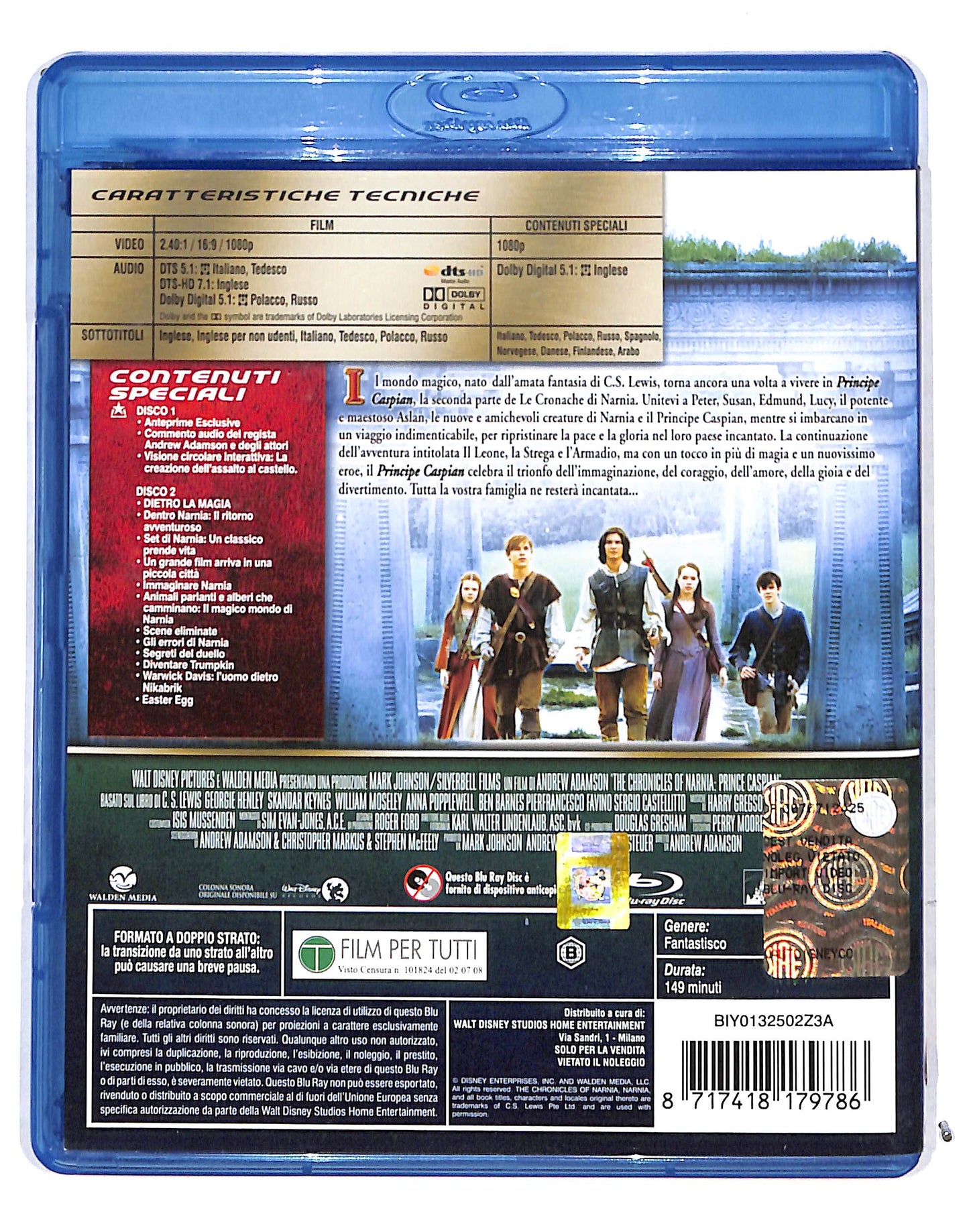 EBOND Le Cronache Di Narnia - Il Principe Caspian BLURAY DB685832