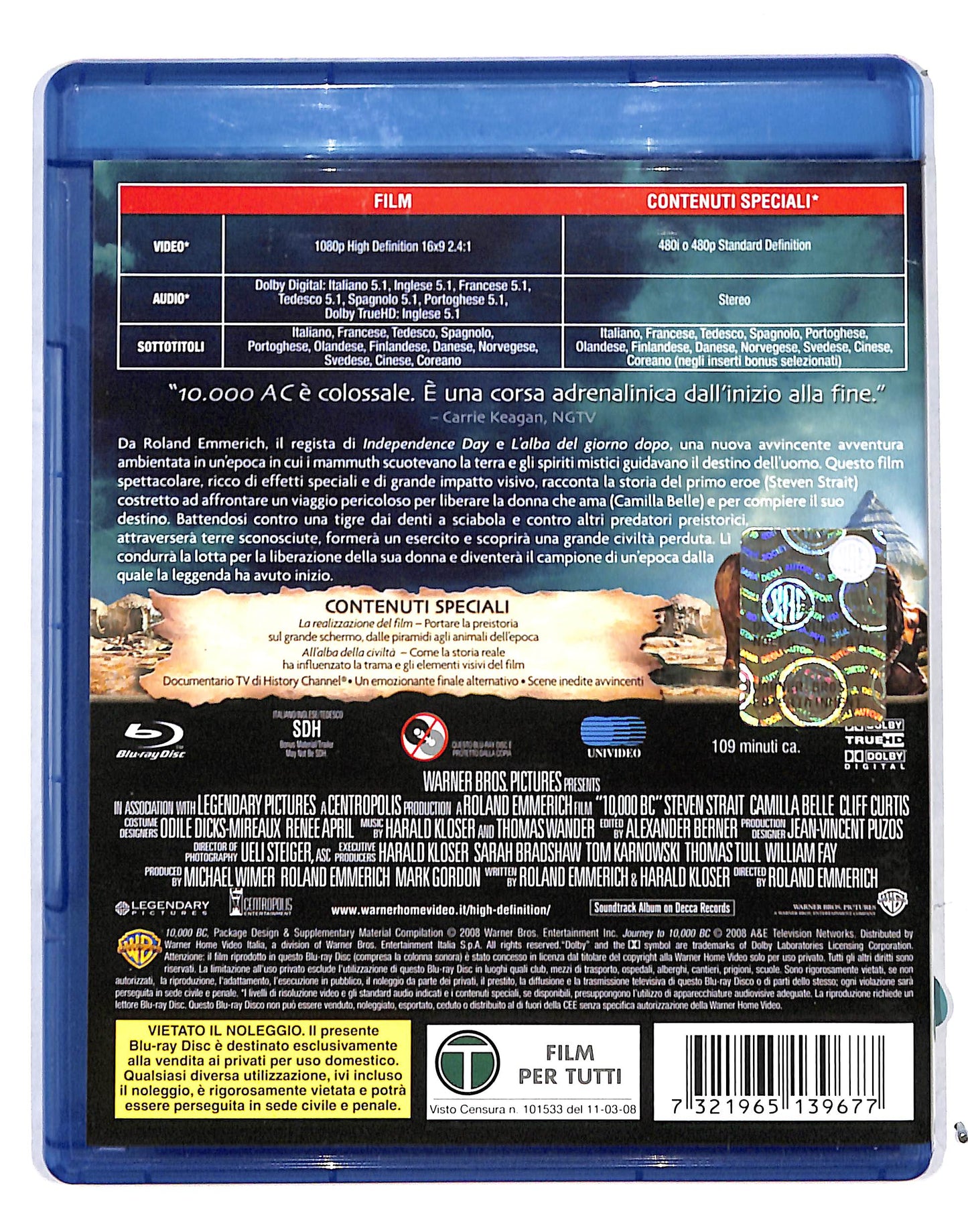 EBOND 10.000 Ac BLURAY BLURAY DB685842