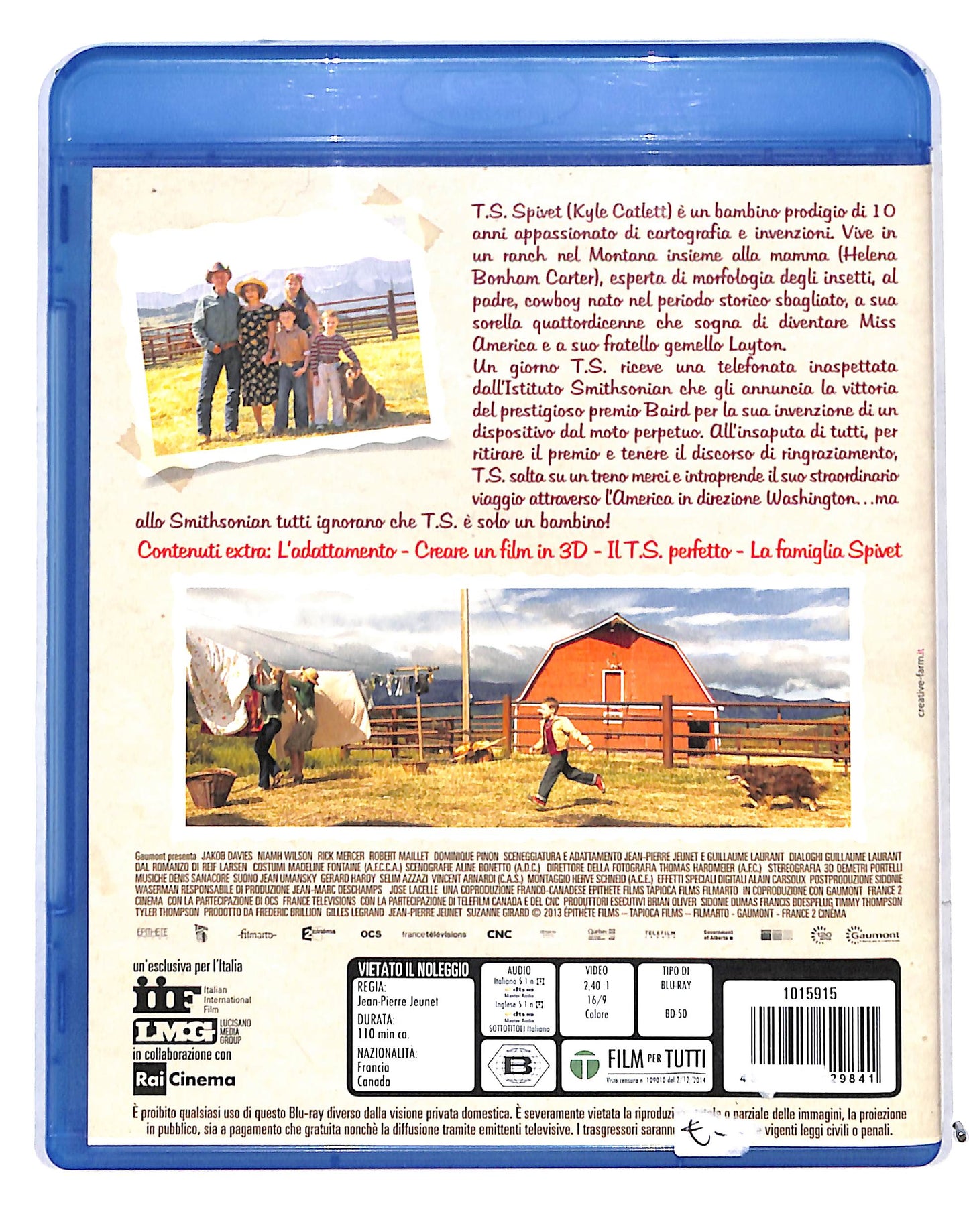 EBOND Lo Straordinario Viaggio Di T.S. Spivet BLURAY DB685844
