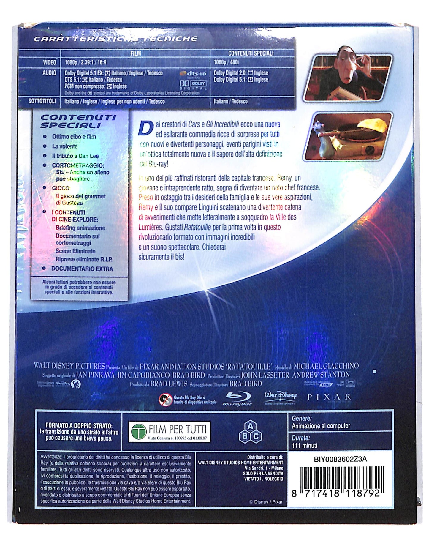 EBOND Ratatouille BLURAY DB685860