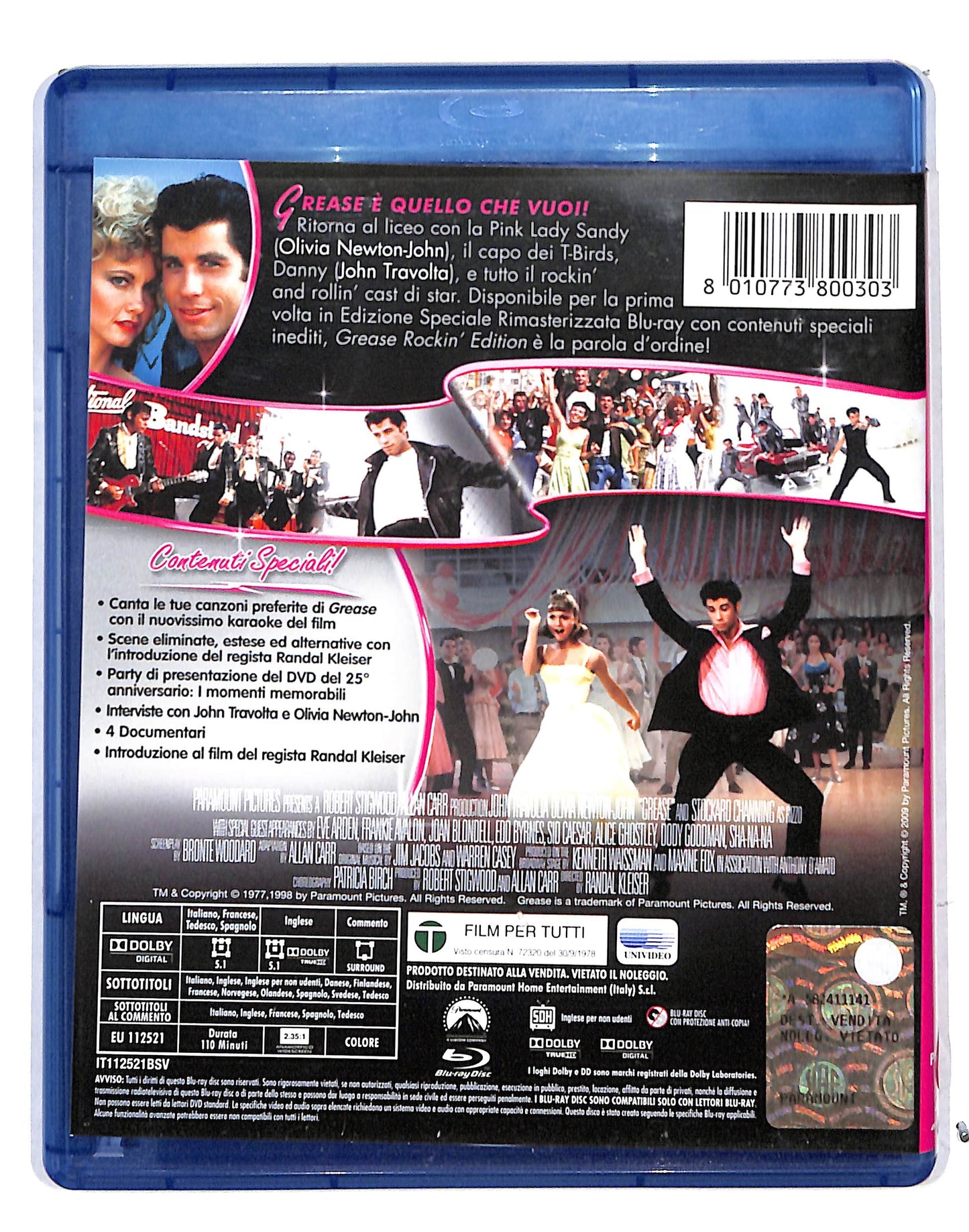 EBOND Grease BLURAY BLURAY DB685866