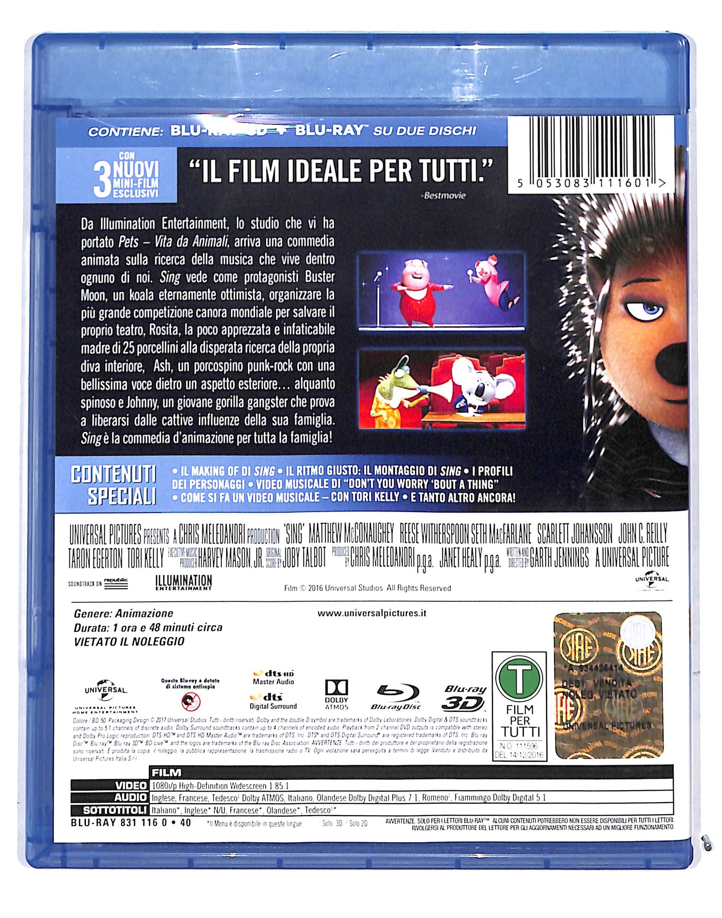 EBOND Sing BLURAY 3D+ BLURAY BLURAY DB685868