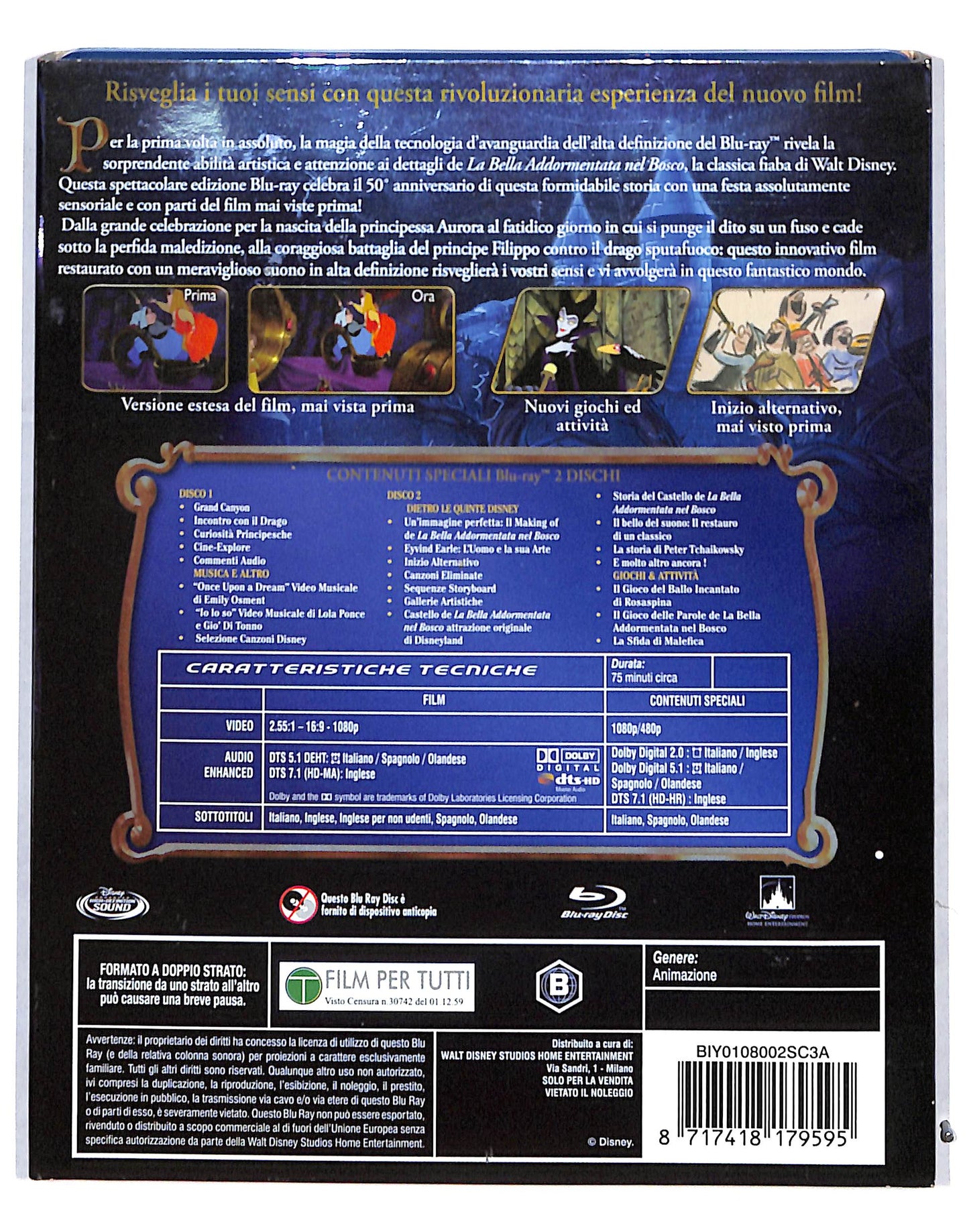 EBOND La Bella Addormentata nel Bosco Edizione Speciale BLURAY DB685872