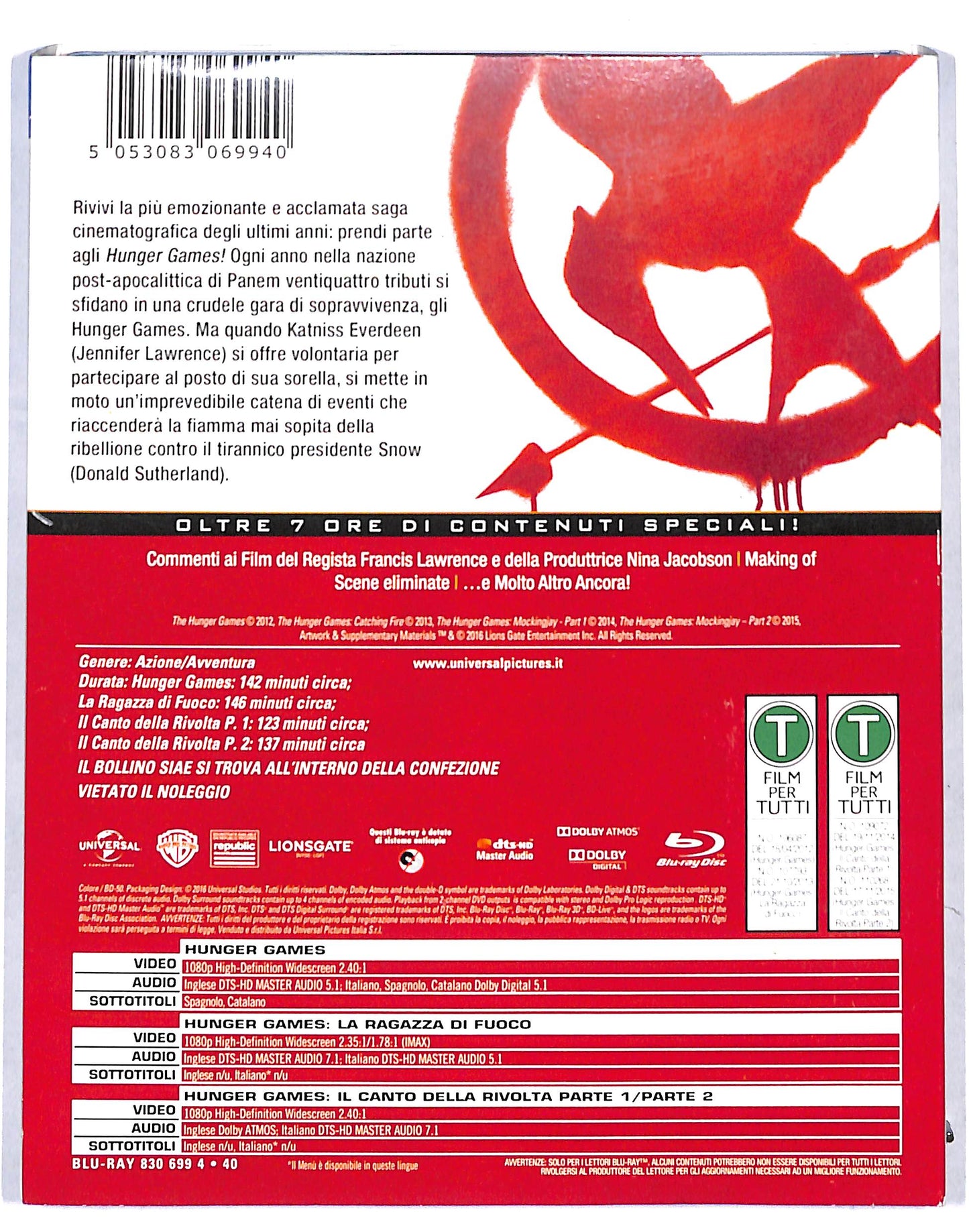 EBOND Hunger Games Complete Collection BLURAY DB685878