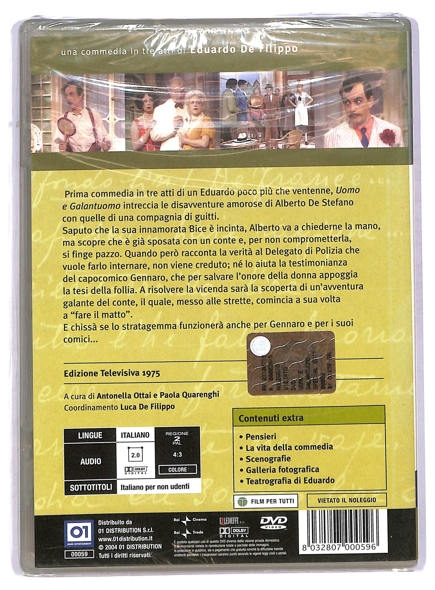 EBOND Uomo e Galantuomo  Editoriale DVD DB686112