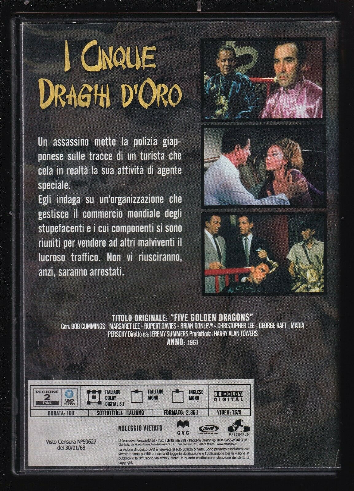 EBOND I Cinque Draghi D'oro DVD DB686117