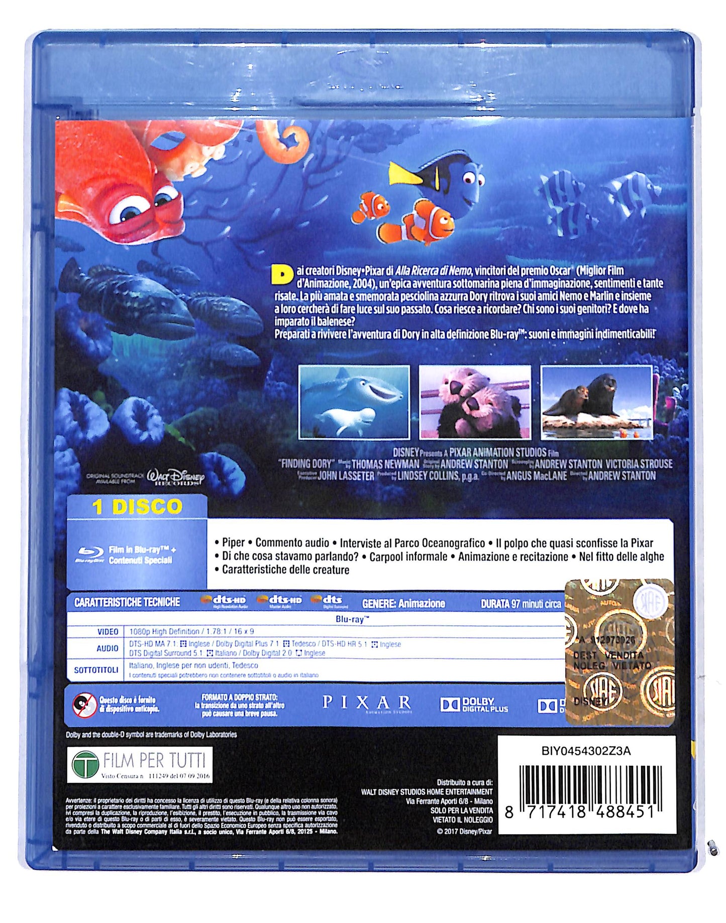 EBOND Alla Ricerca Di Dory BLURAY DB686419