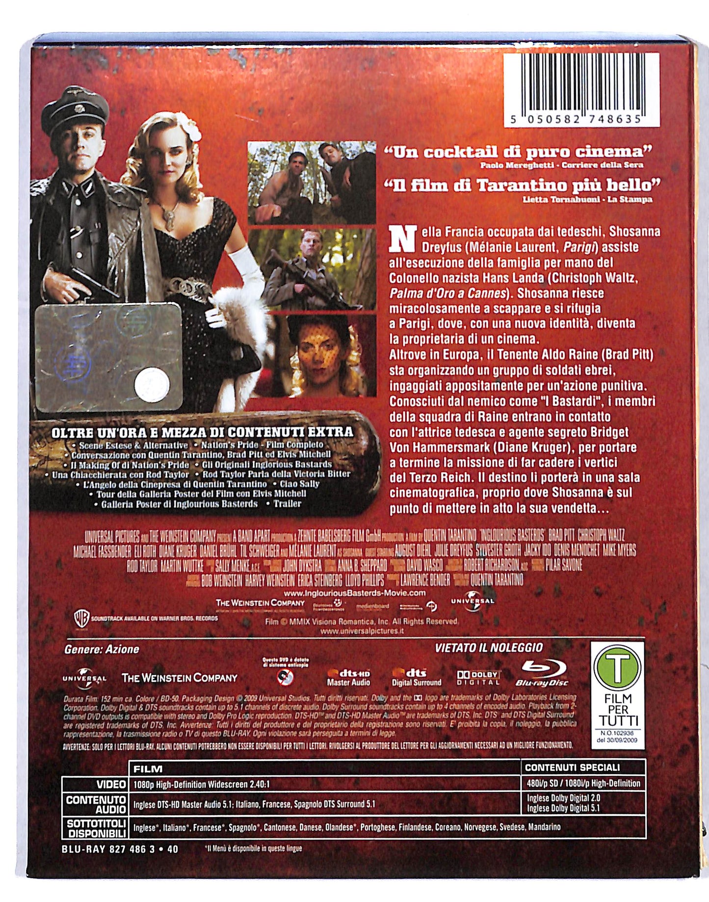 EBOND Bastardi Senza Gloria BLURAY Slipcase BLURAY DB686427