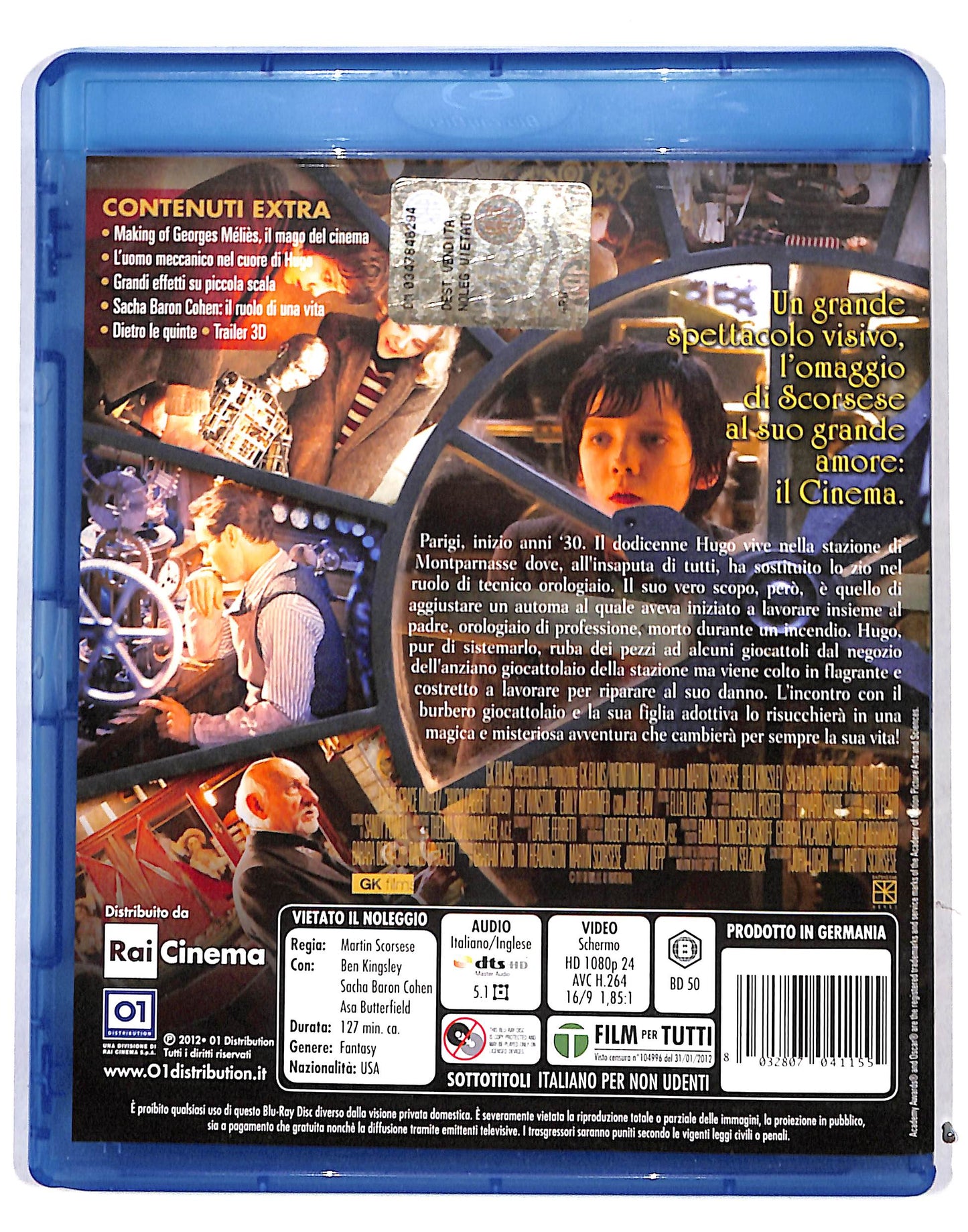 EBOND Hugo Cabret BLURAY DB686437