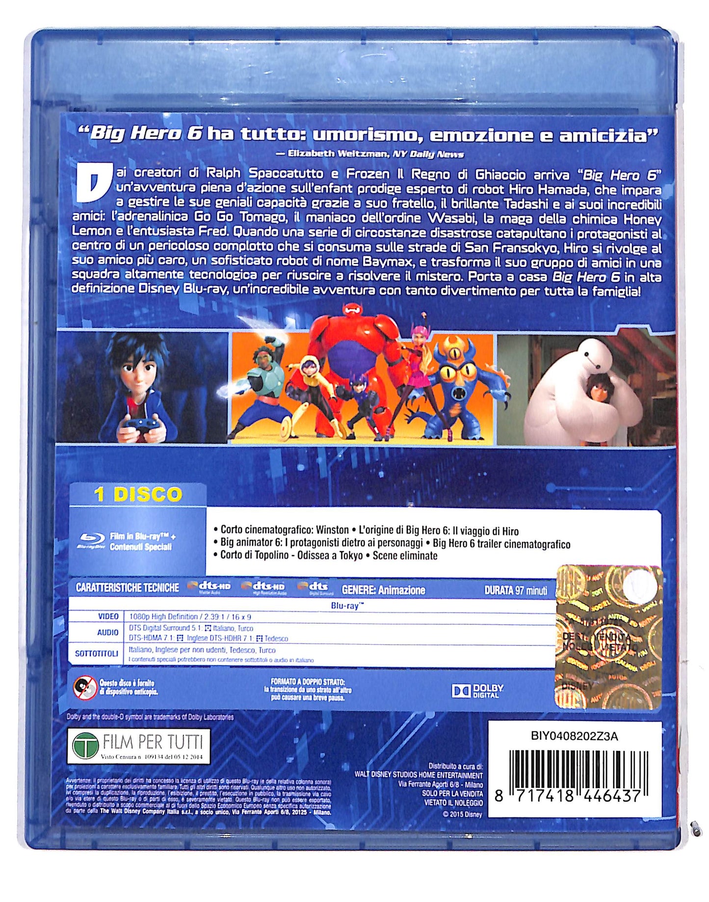 EBOND Big Hero 6 BLURAY BLURAY DB686440