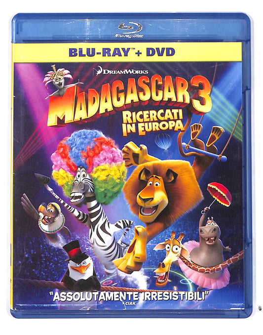 EBOND madagascar 3 BLURAY + DVD BLURAY DB686450