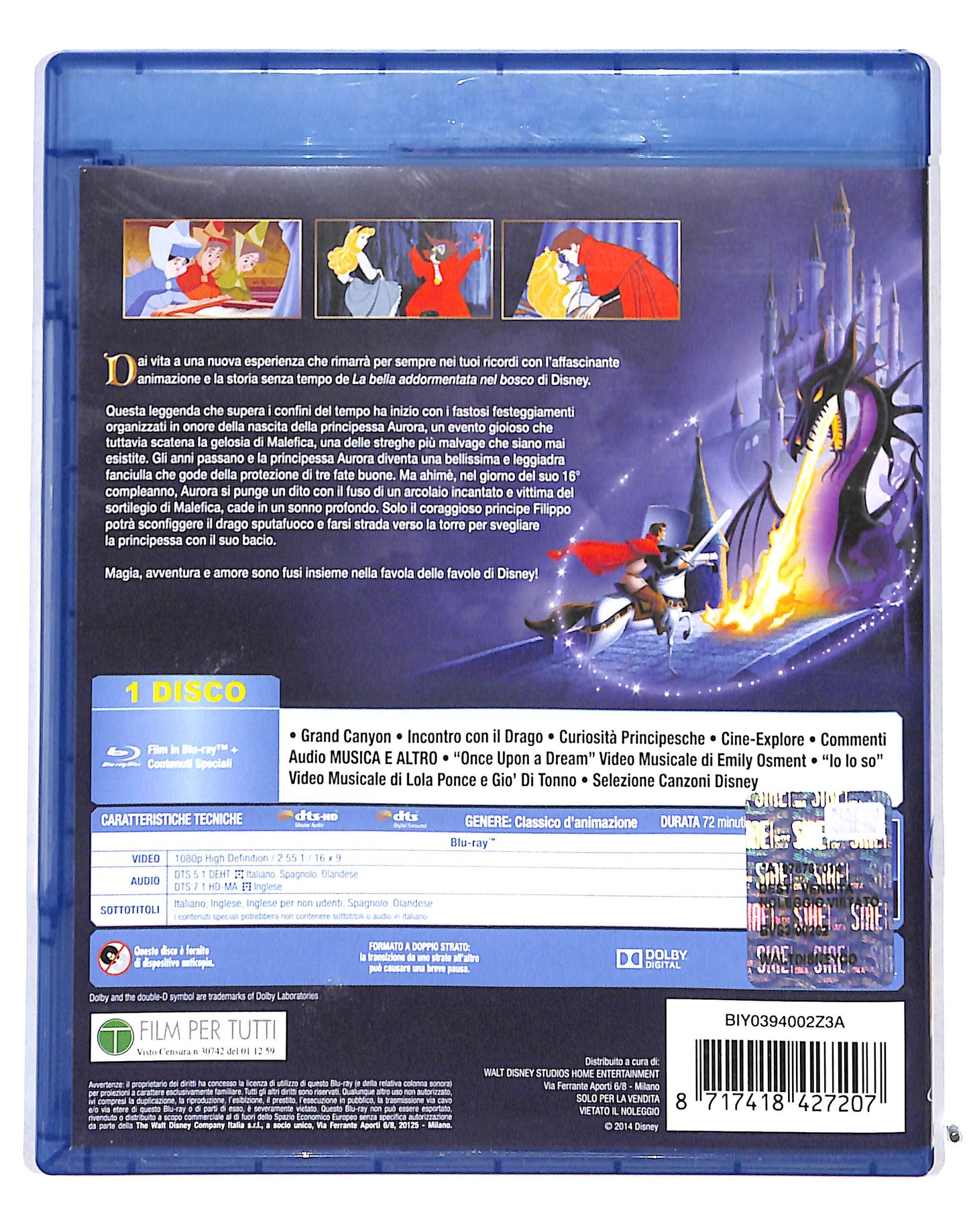 EBOND La Bella Addormentata Nel Bosco BLURAY DB686458