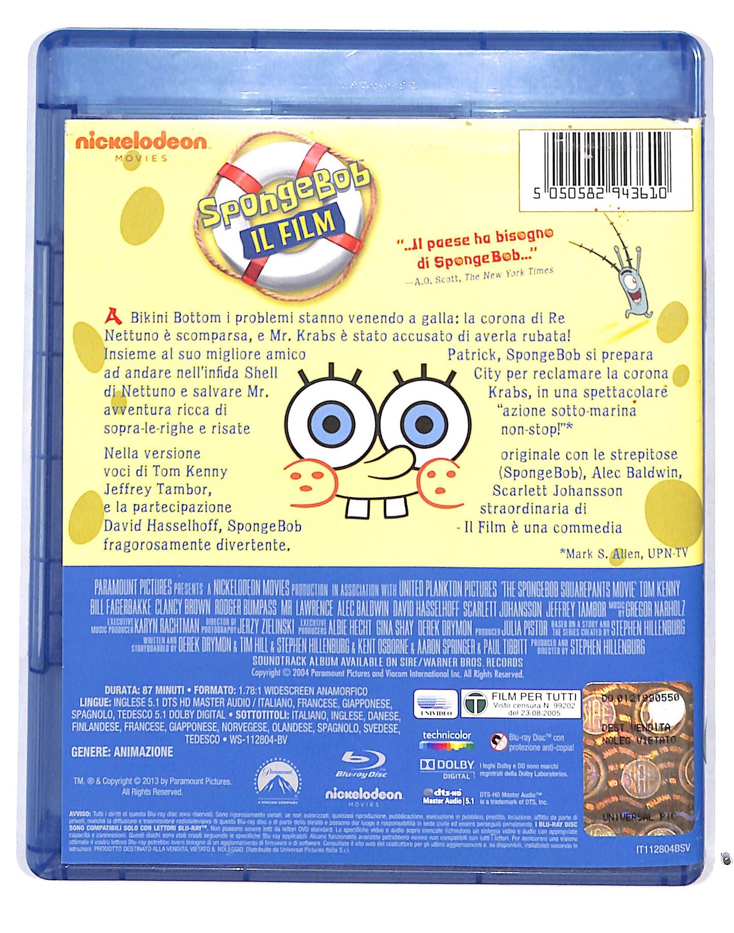 EBOND SpongeBob il fim BLURAY DB686462