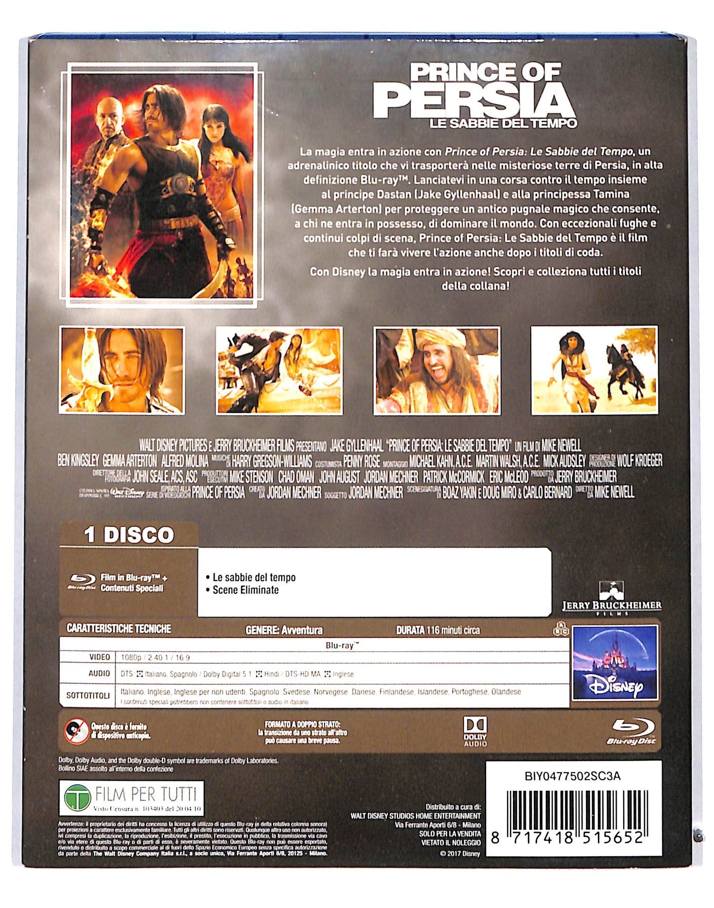 EBOND Prince of Persia le sabbie del tempo BLURAY DB686475