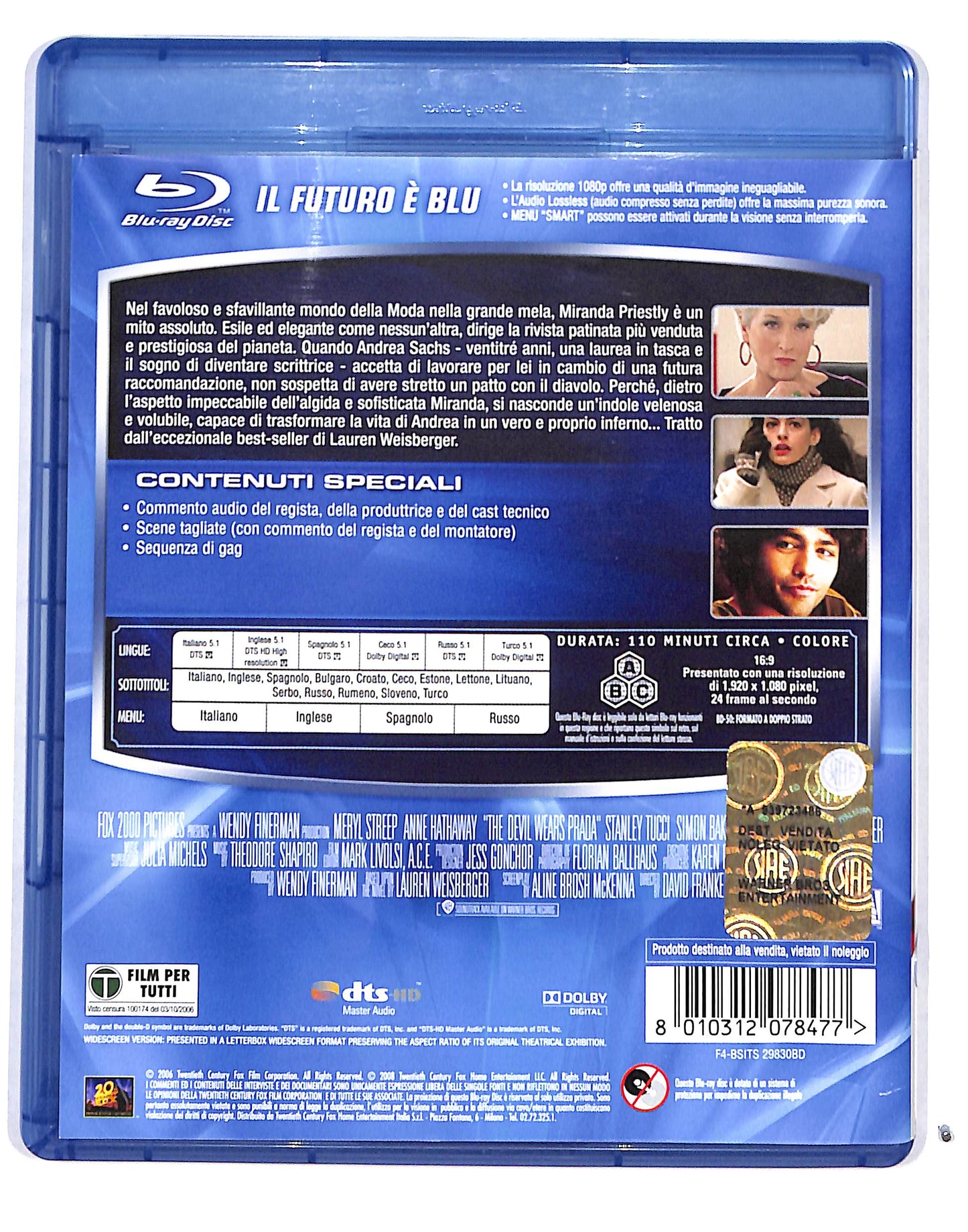 EBOND Il diavolo veste Prada BLURAY BLURAY DB686479