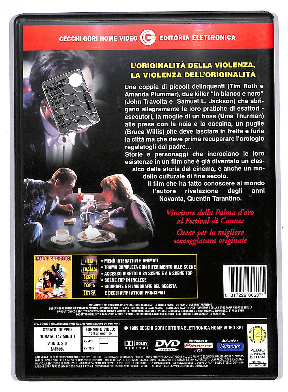 EBOND Pulp Fiction DVD DB686623