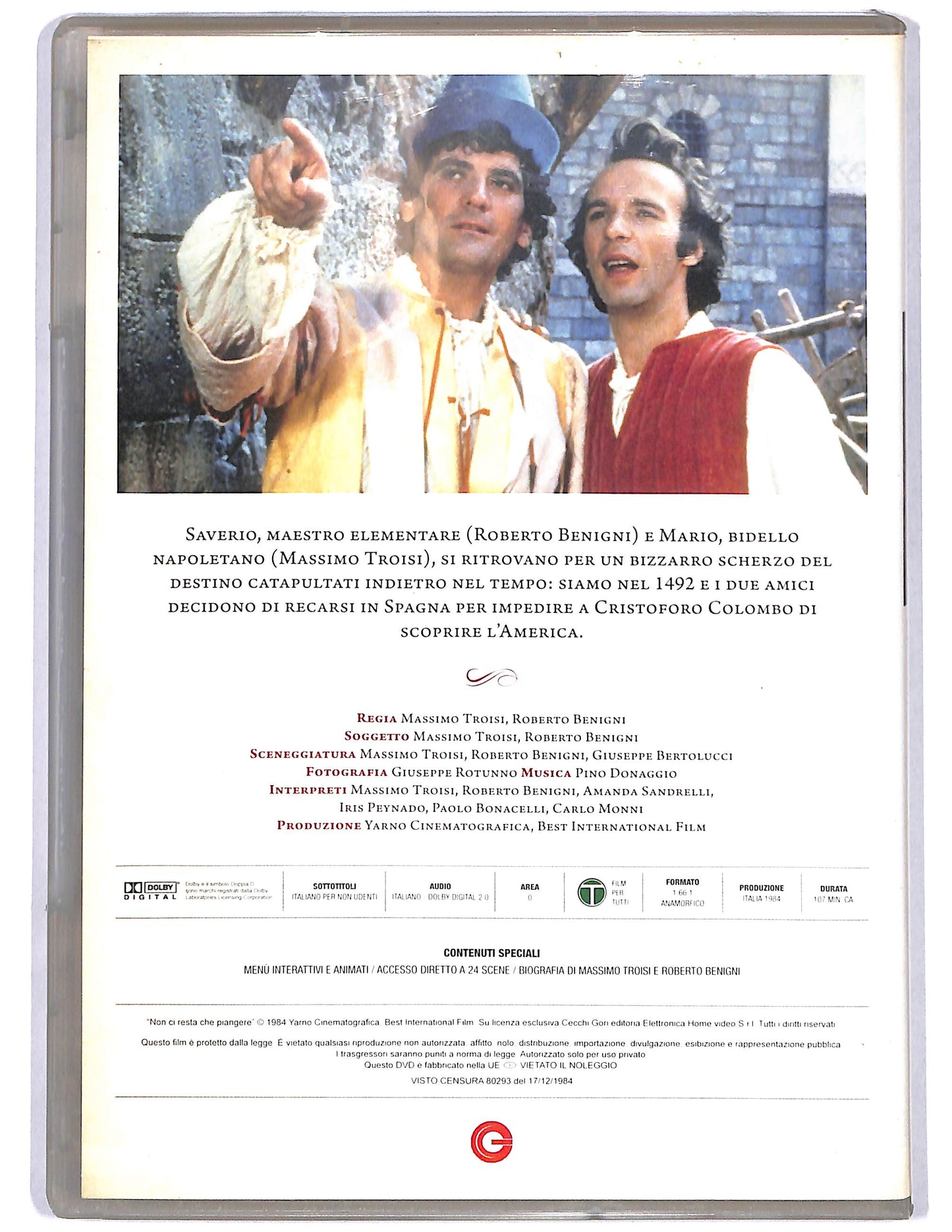 EBOND Non ci resta che piangere DVD DB686657