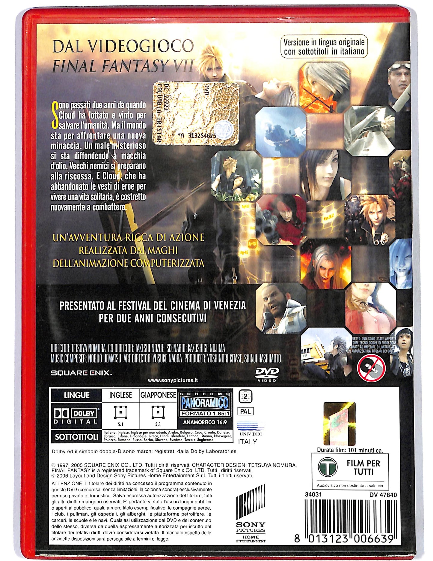EBOND Final Fantasy VII Advent children NOLEGGIO DVD DB686708