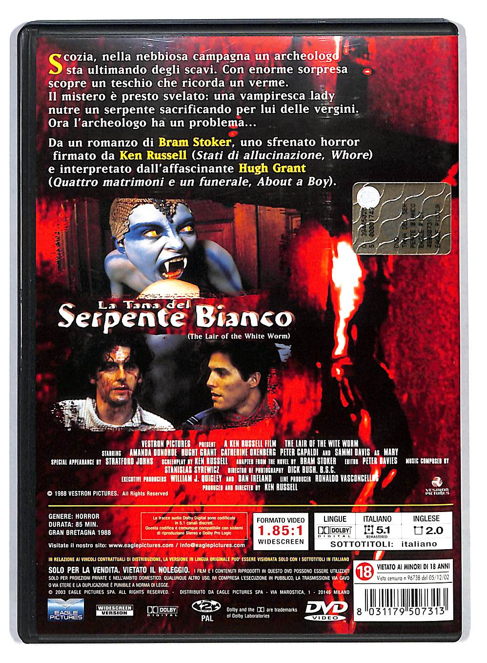 EBOND La tana del serpente bianco DVD DB686717
