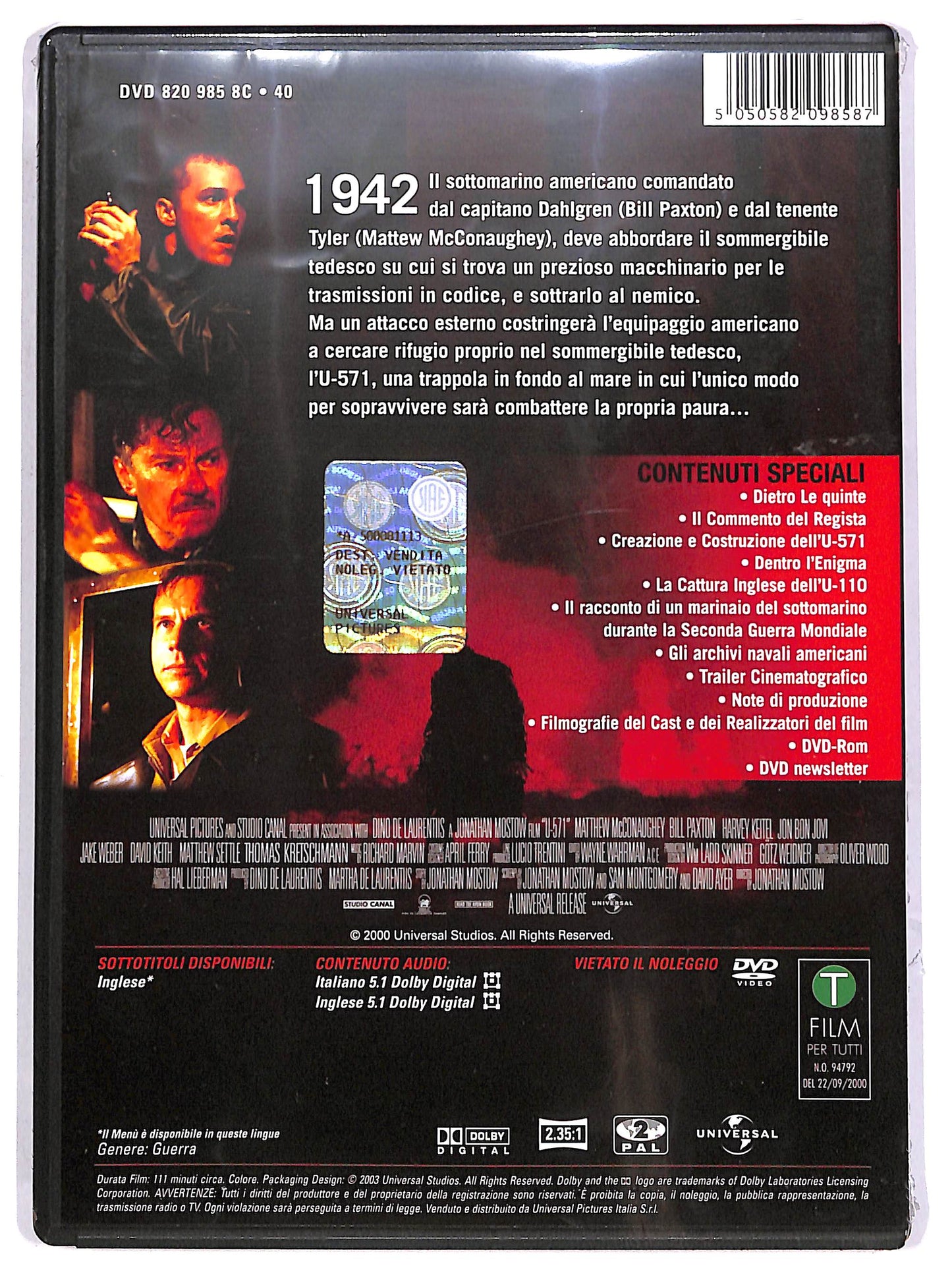 EBOND U-571 DVD DB686739