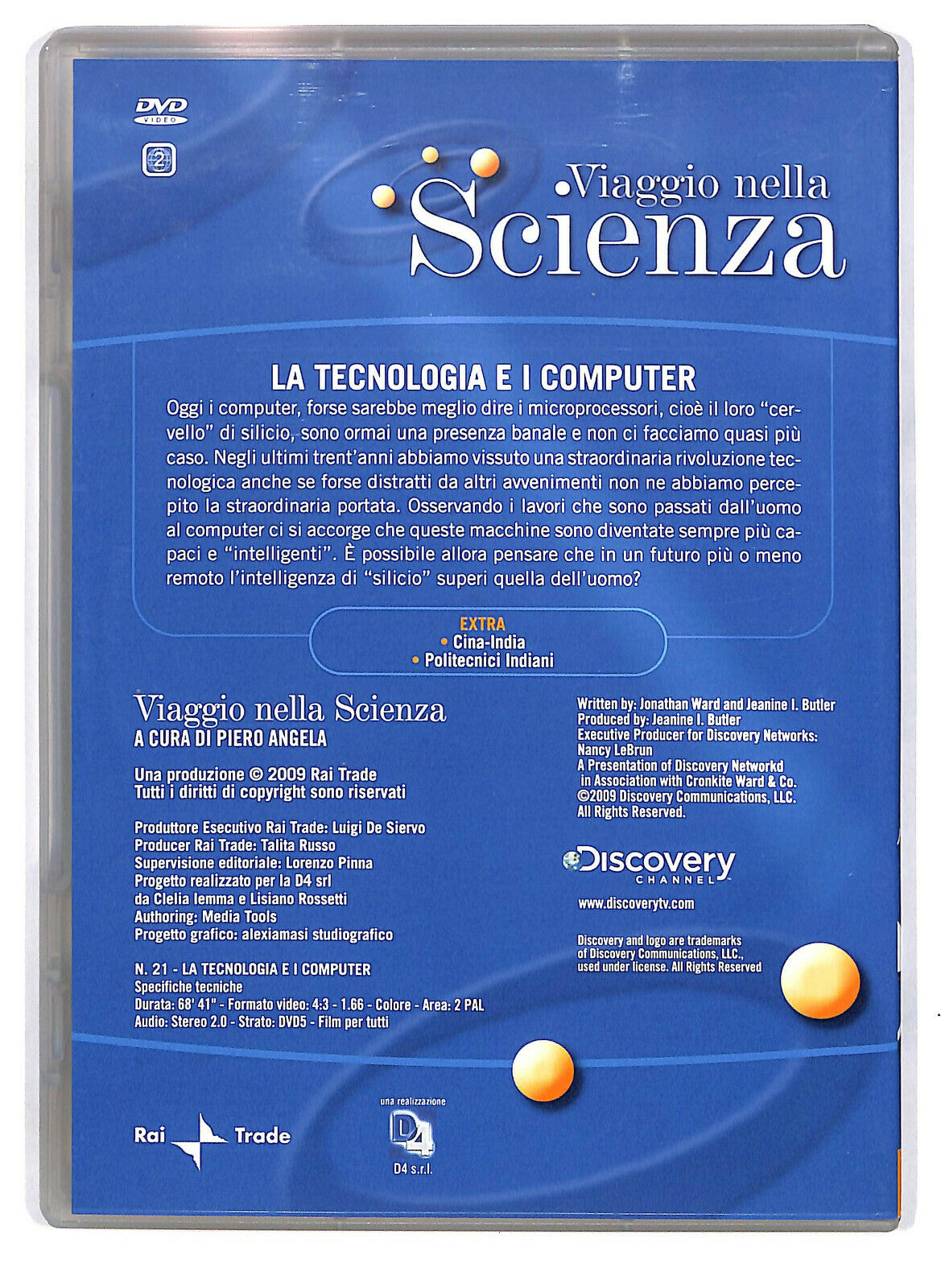 EBOND Piero Angela Viaggio Nella Scienza La Tecnologia e i Computer DVD DB686839