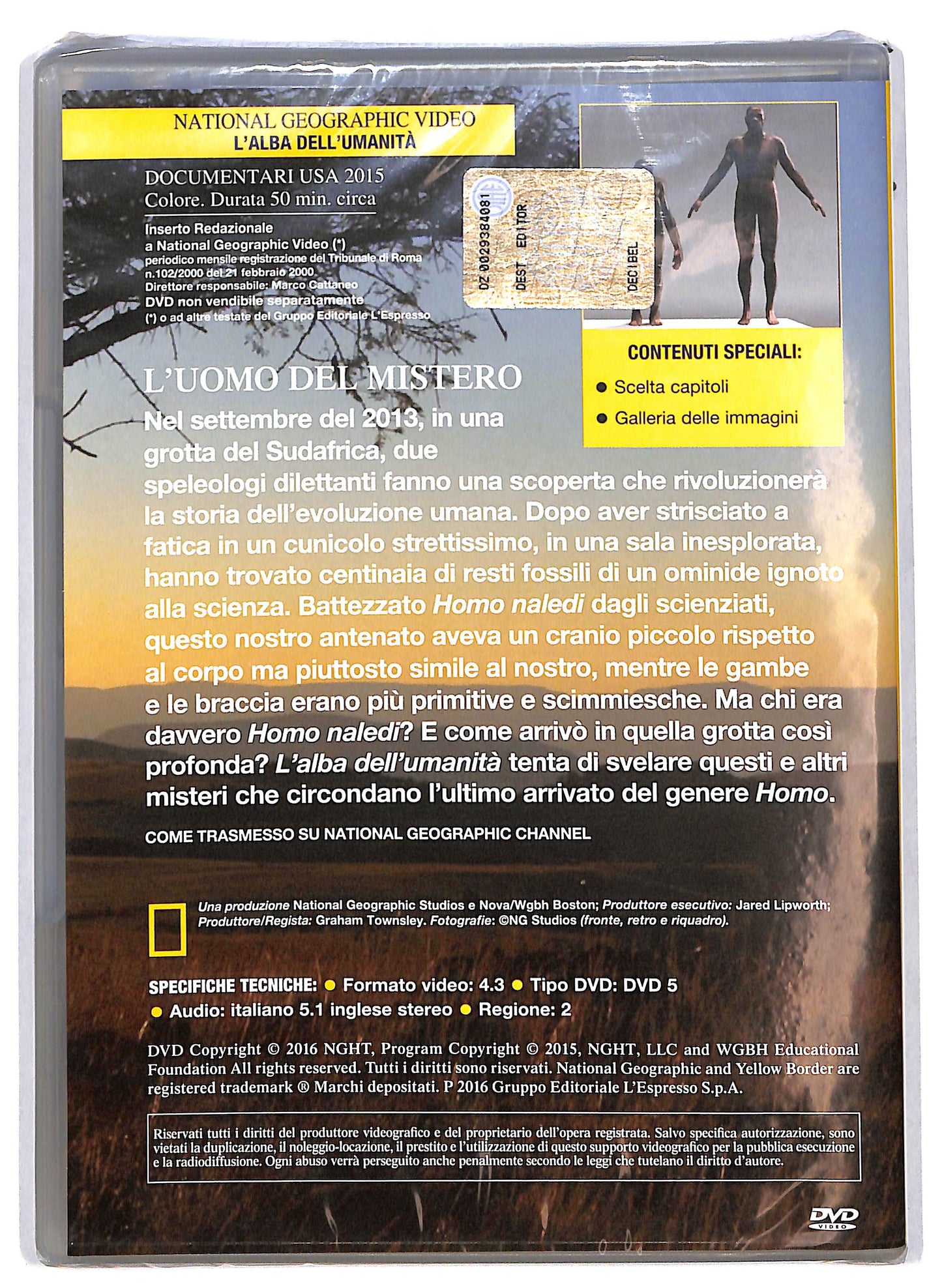 EBOND L'alba dell'umanita Vol.158 EDITORIALE DVD DB686865