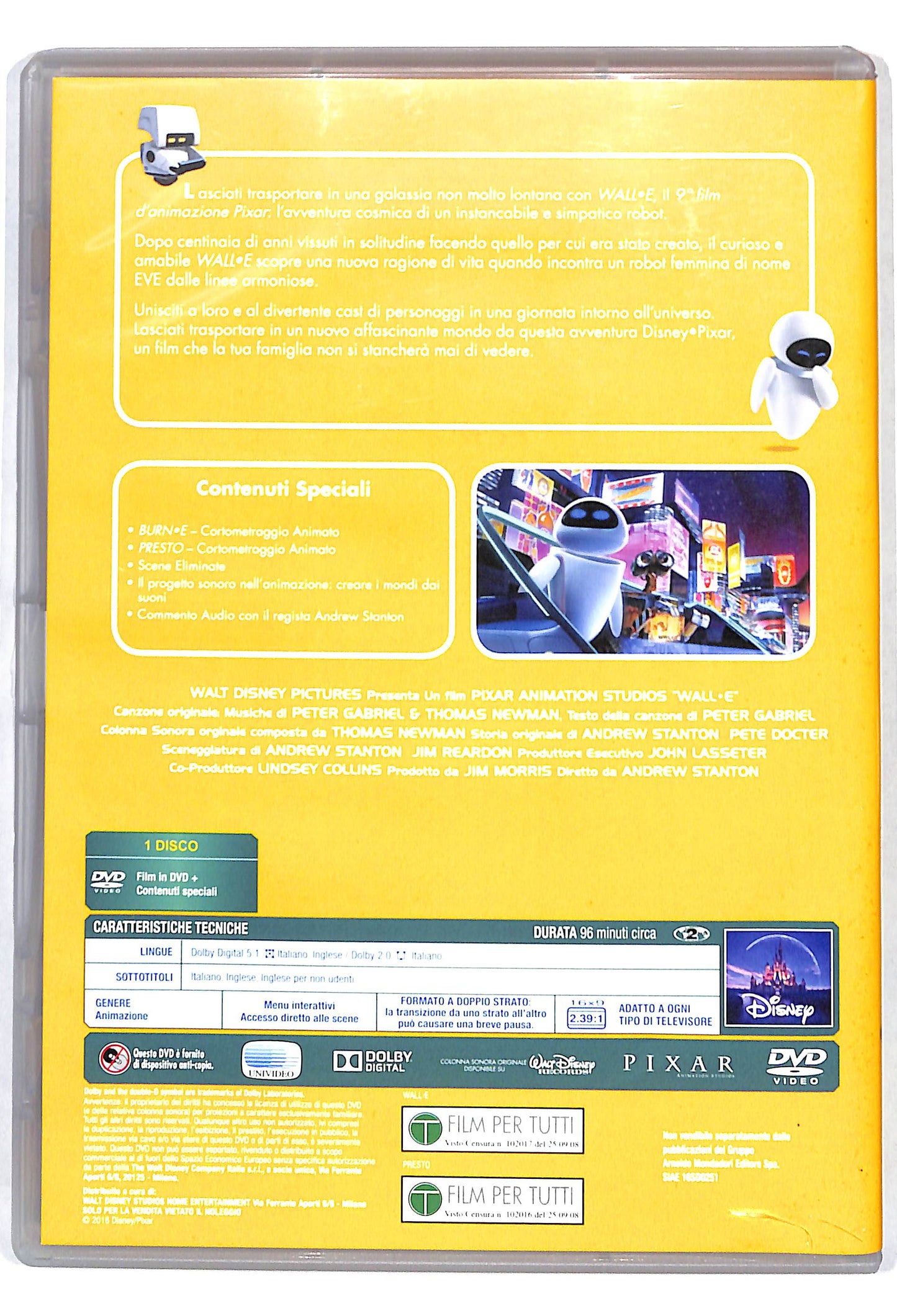 EBOND Wall.E EDITORIALE DVD DB687021