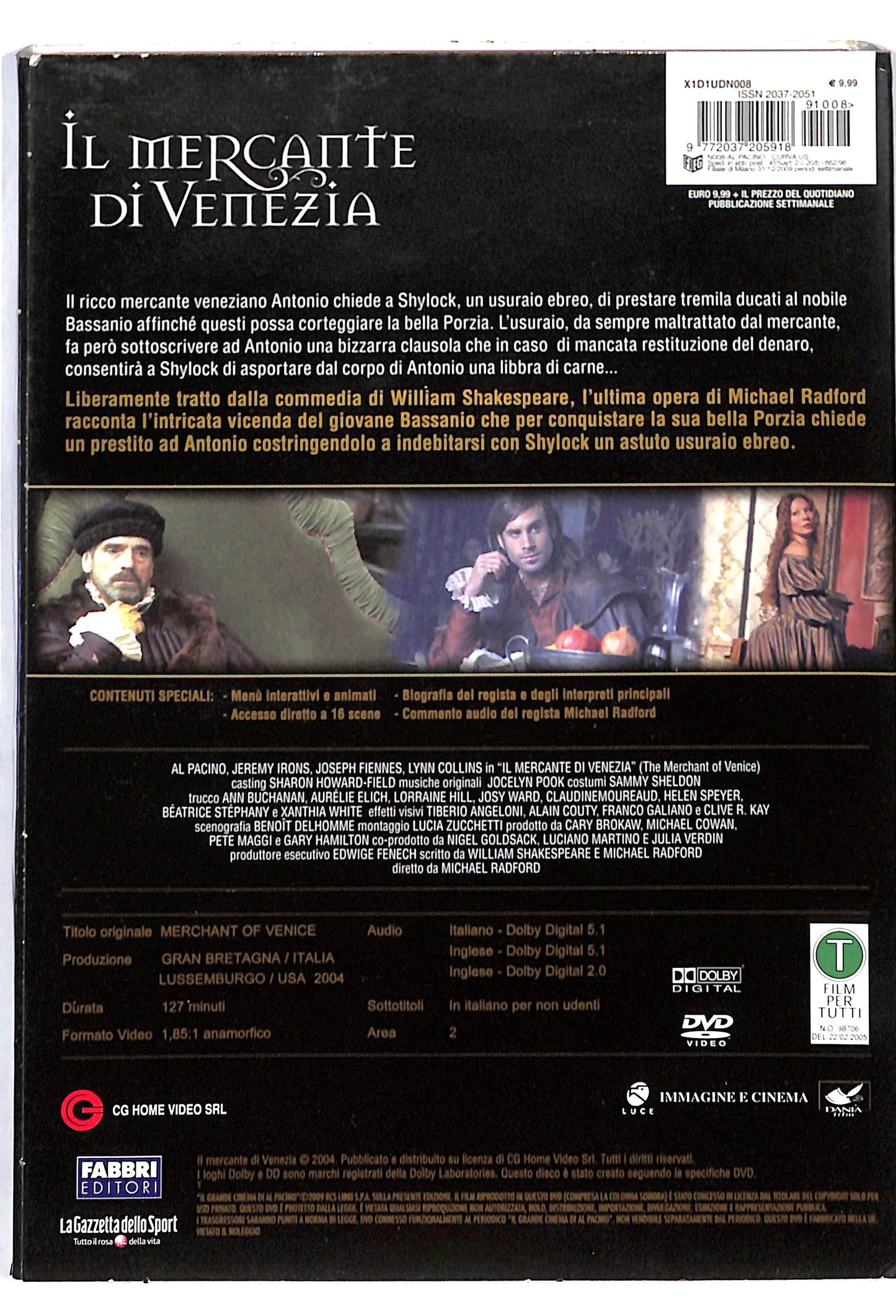 EBOND Il mercante di venezia - il grande cinema di Al Pacino DVD DB687063