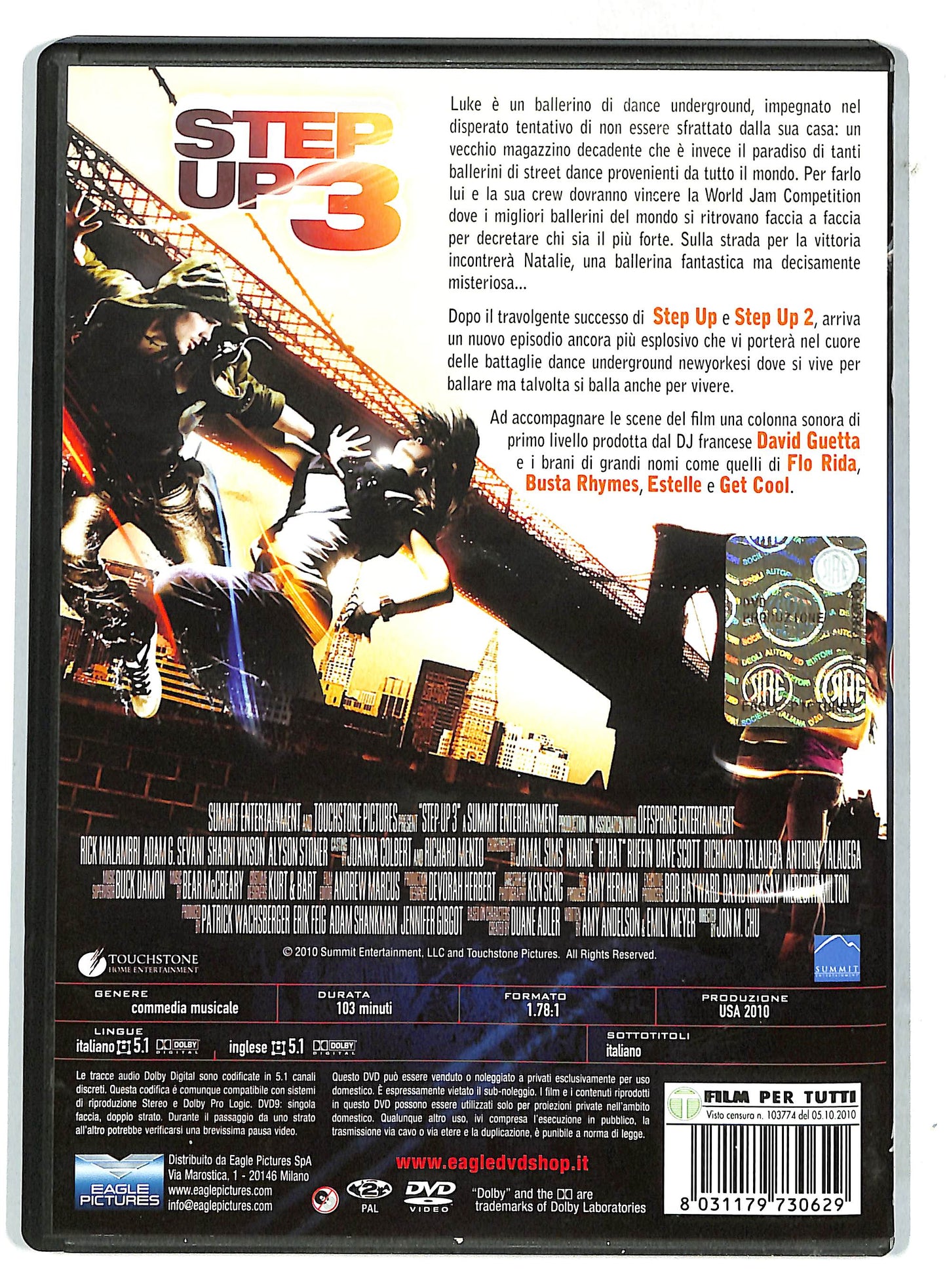 EBOND Step Up 3 NOLEGGIO DVD DB687127