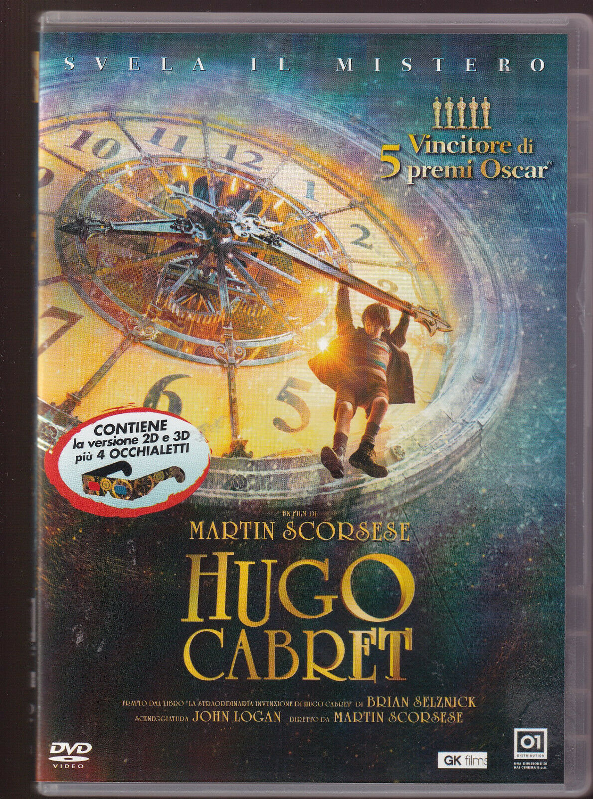 EBOND Hugo Cabret..occhiali 3d Inclusi DVD DB687217