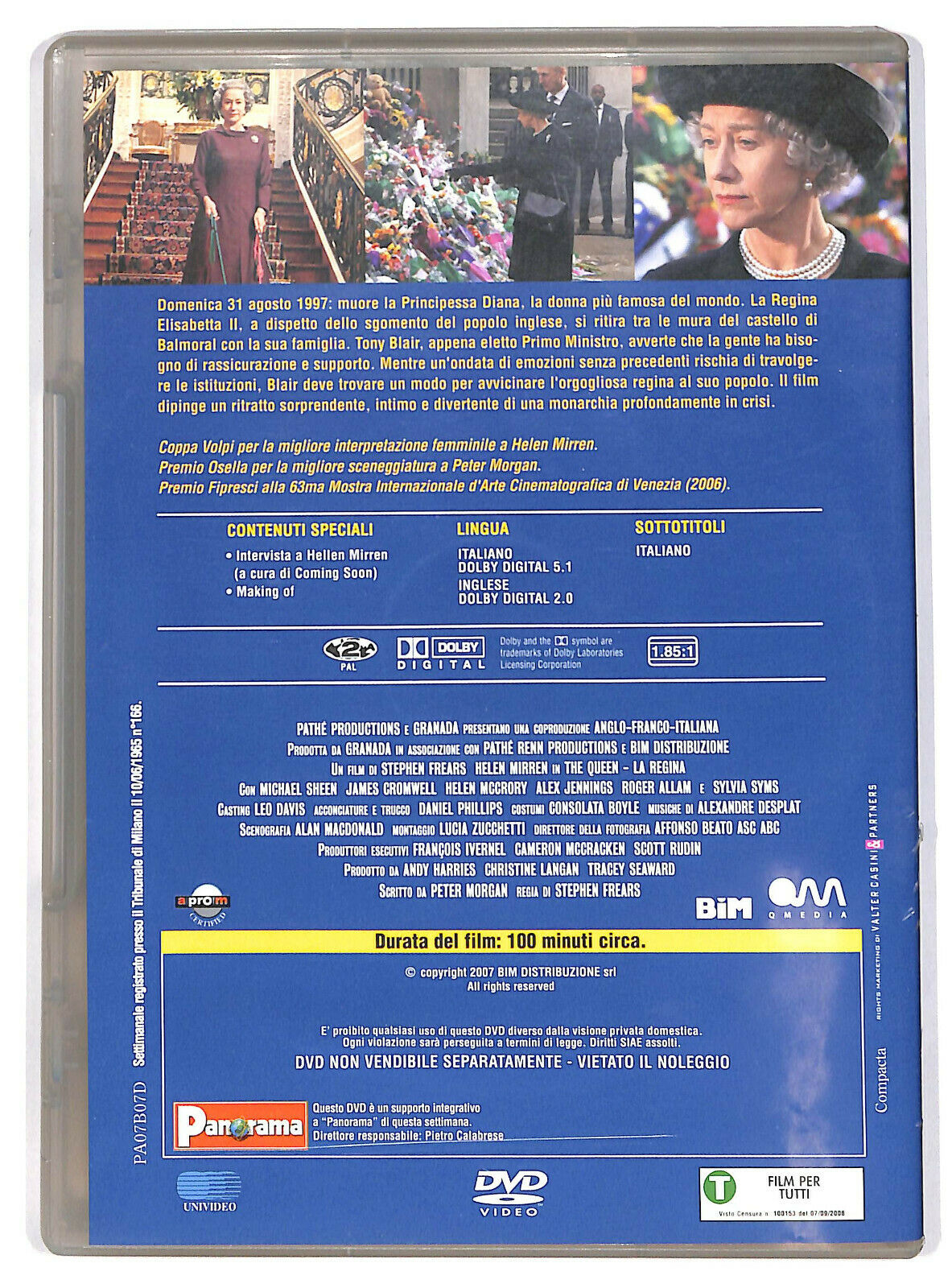 EBOND The Queen - La Regina  Editoriale DVD DB687231