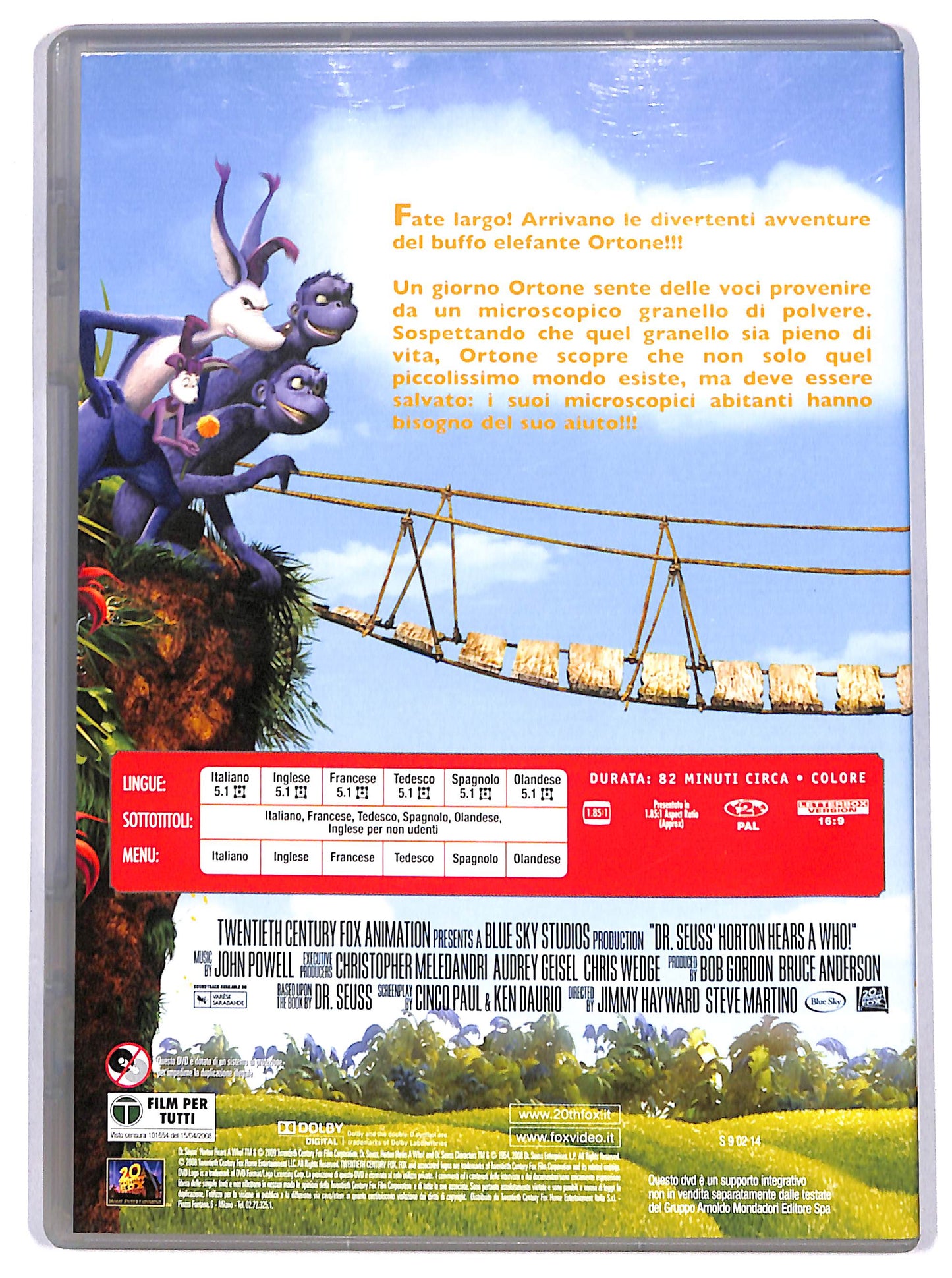 EBOND Ortone e il mondo dei Chi EDITORIALE DVD DB687454