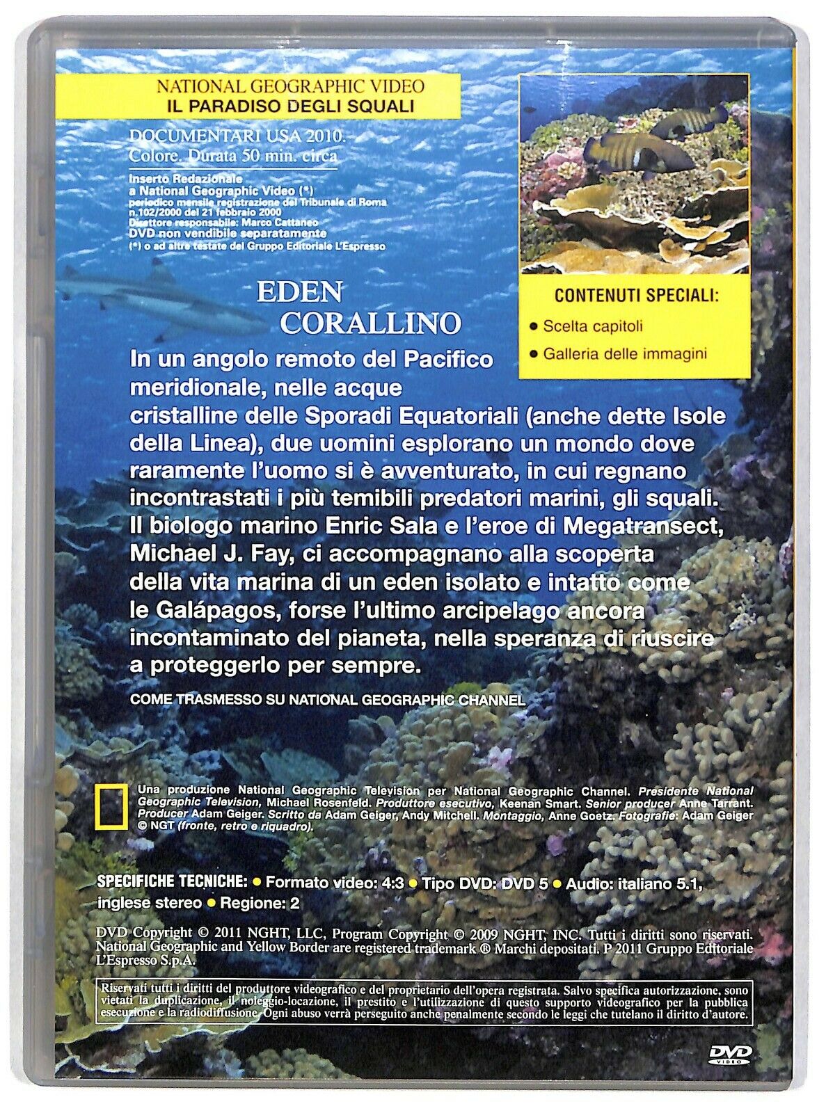 EBOND Il Paradiso Degli Squali - National Geographic Vol.97 DVD DB687701
