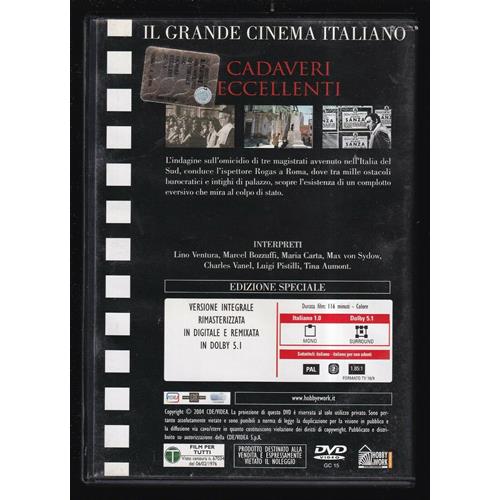 EBOND Cadaveri Eccellenti Editoriale DVD DB687738