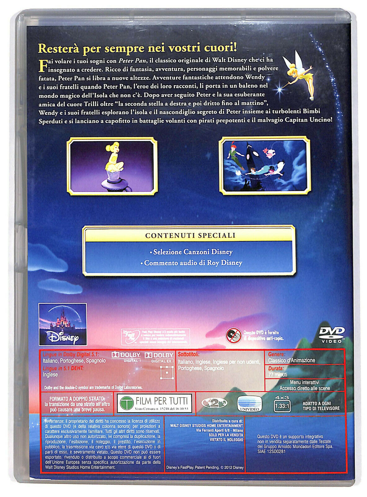 EBOND Le Avventure Di Peter Pan DVD DB687763