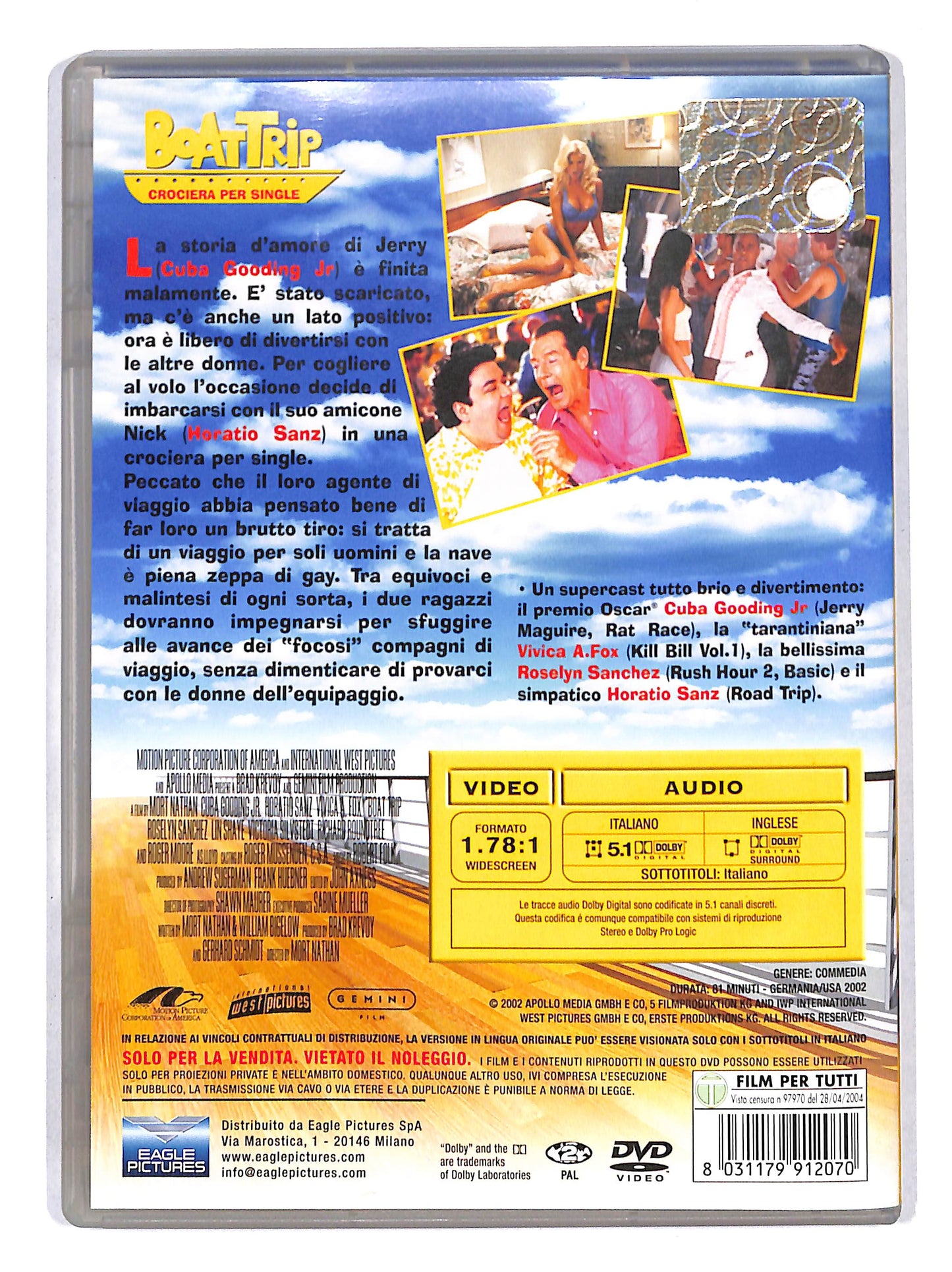 EBOND Boat Trip - Crociera per single DVD DB687858