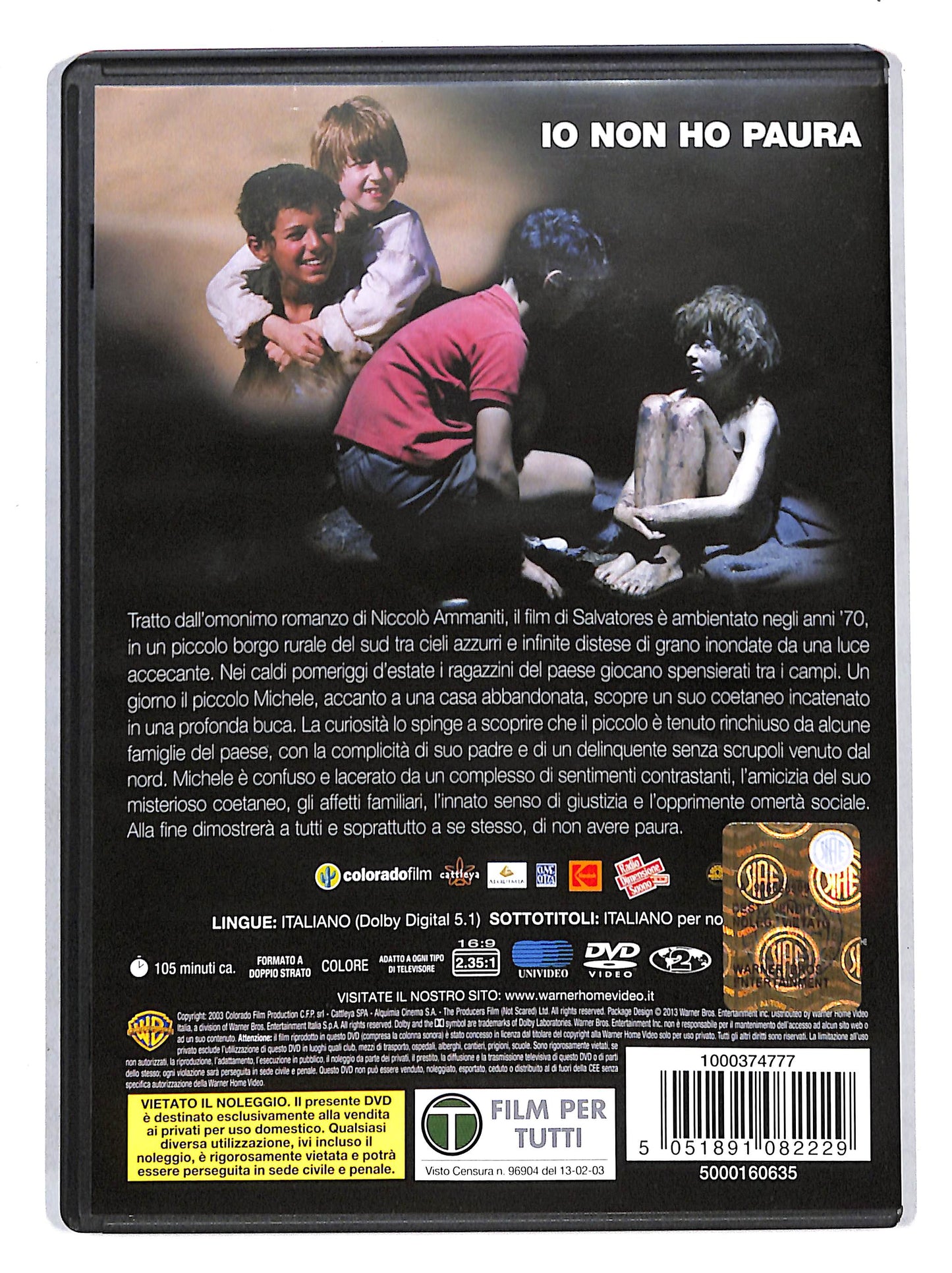 EBOND Io non ho paura DVD DB687905