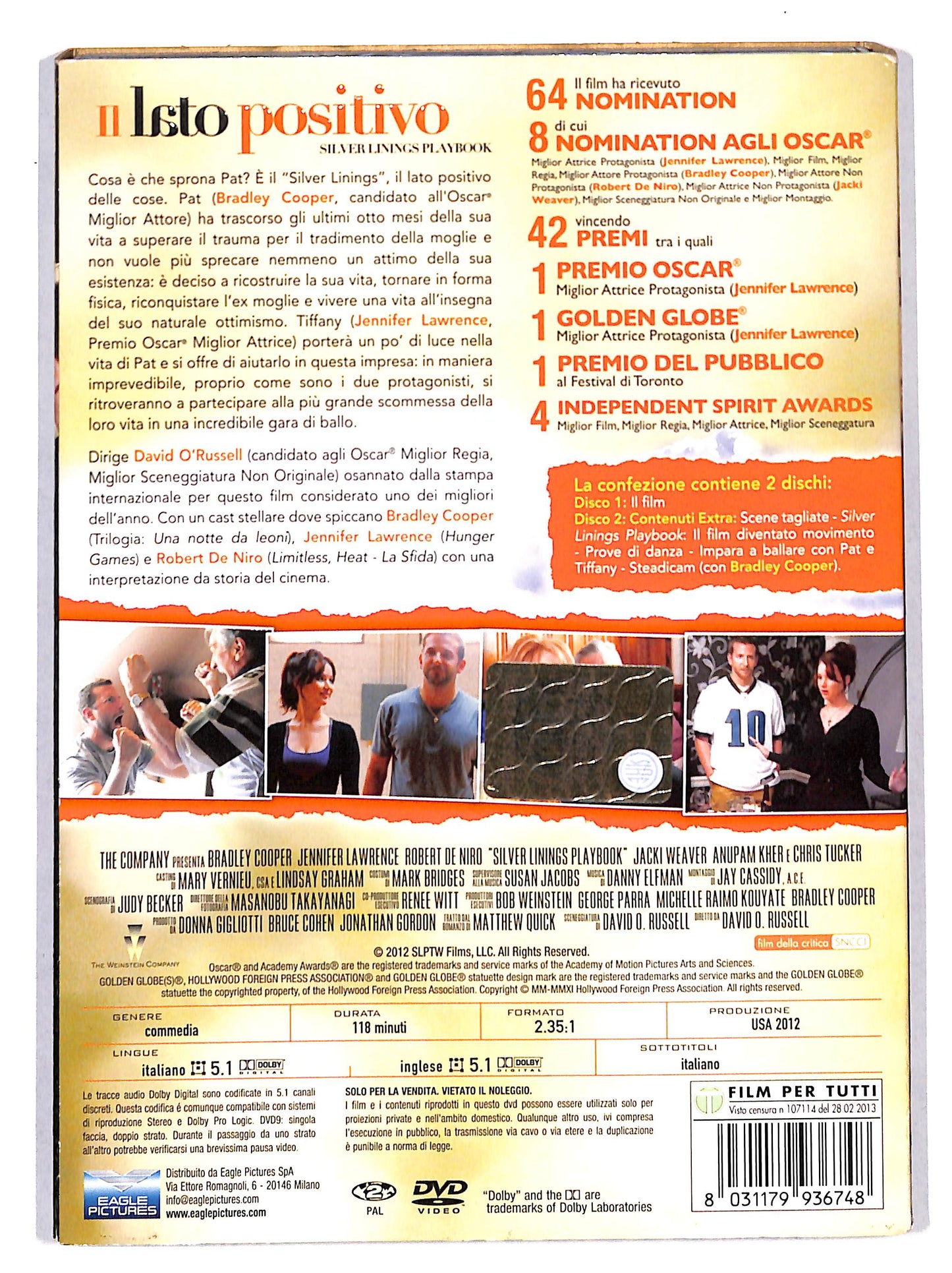 EBOND Il Lato Positivo - Silver Linings Playbook DVD DB687920